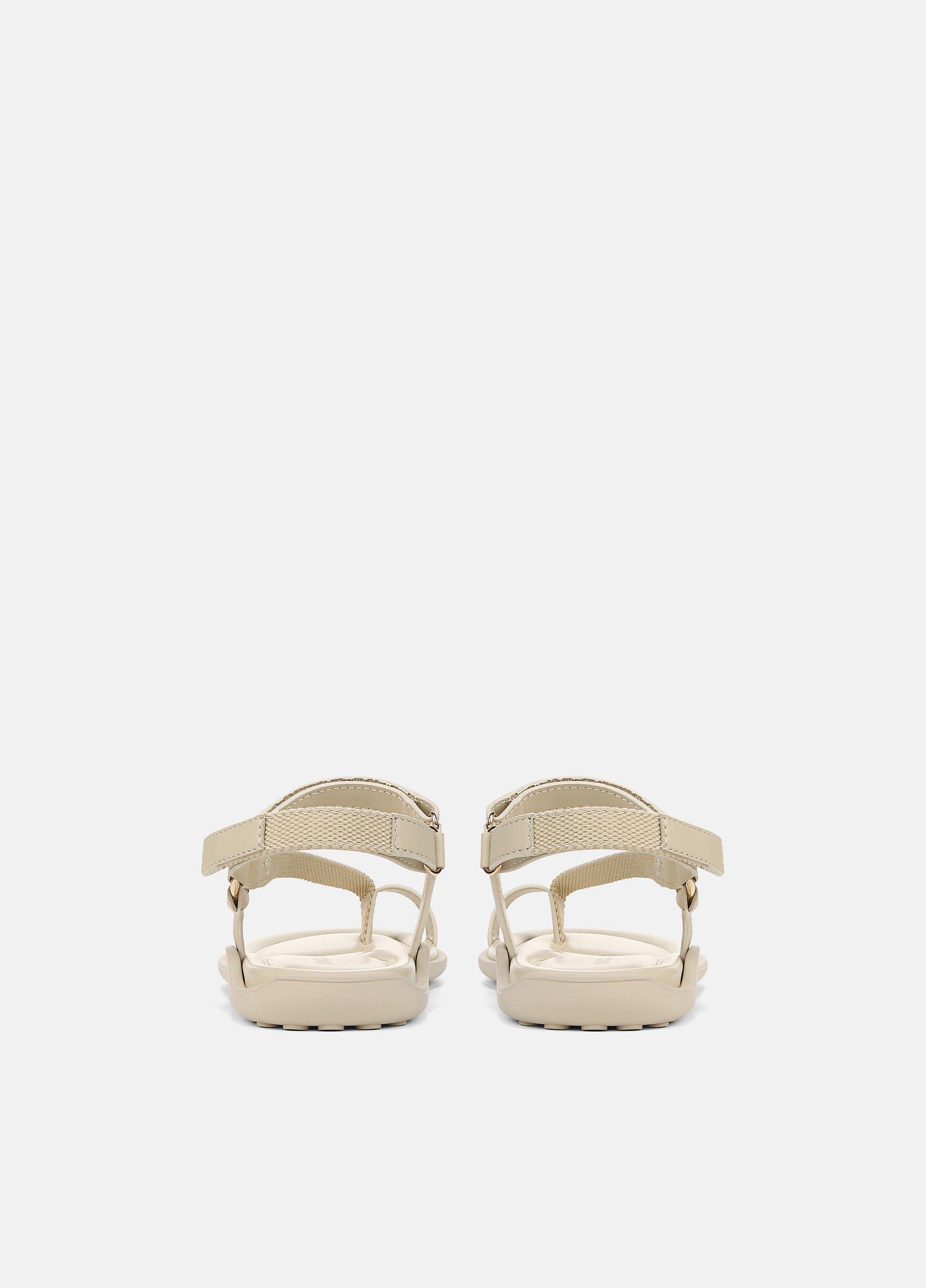 Summer Leather & Canvas Sandal image number 2