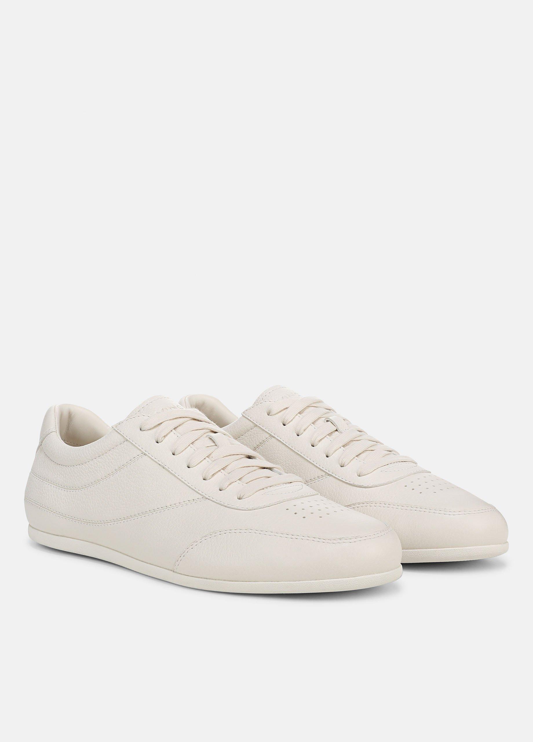裕*様 JetSetter 86C White Jet Leather Trainer in Shoes | Vince