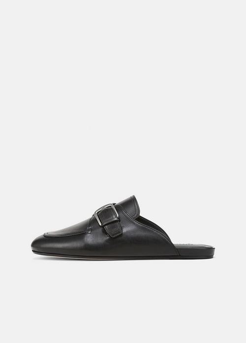 Minetta Leather Loafer Mule