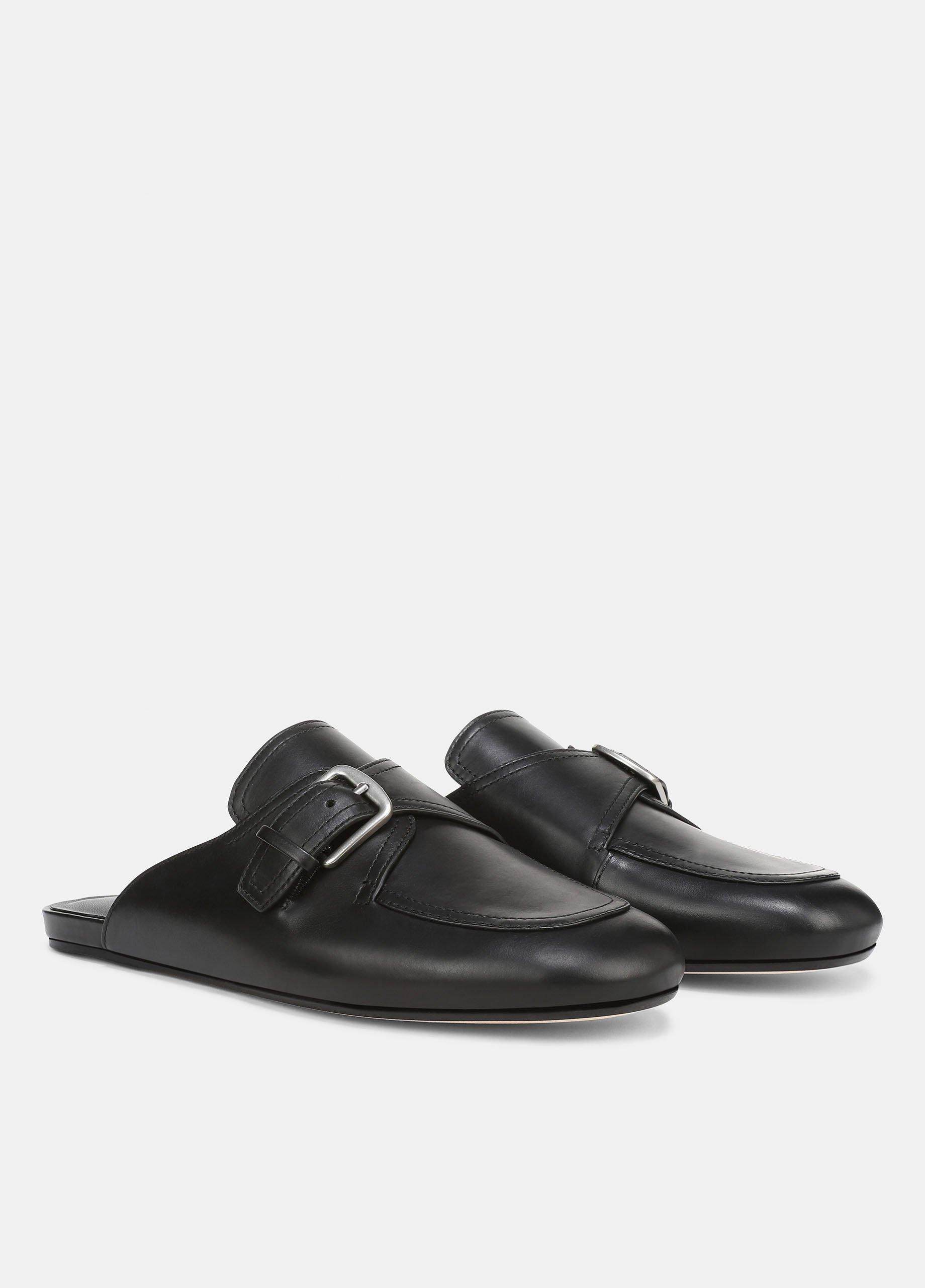 Minetta Leather Loafer Mule image number 1