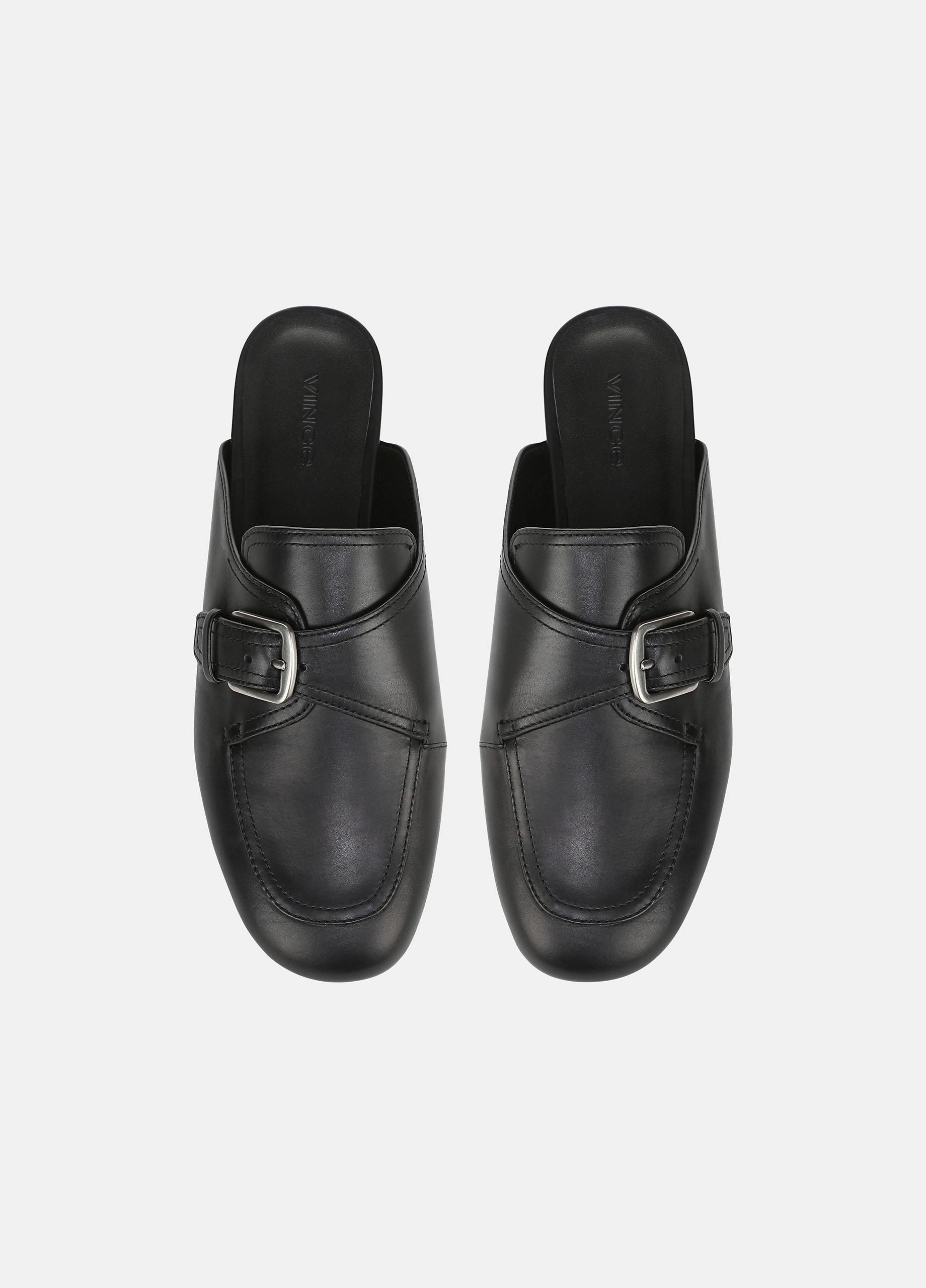 Minetta Leather Loafer Mule image number 3