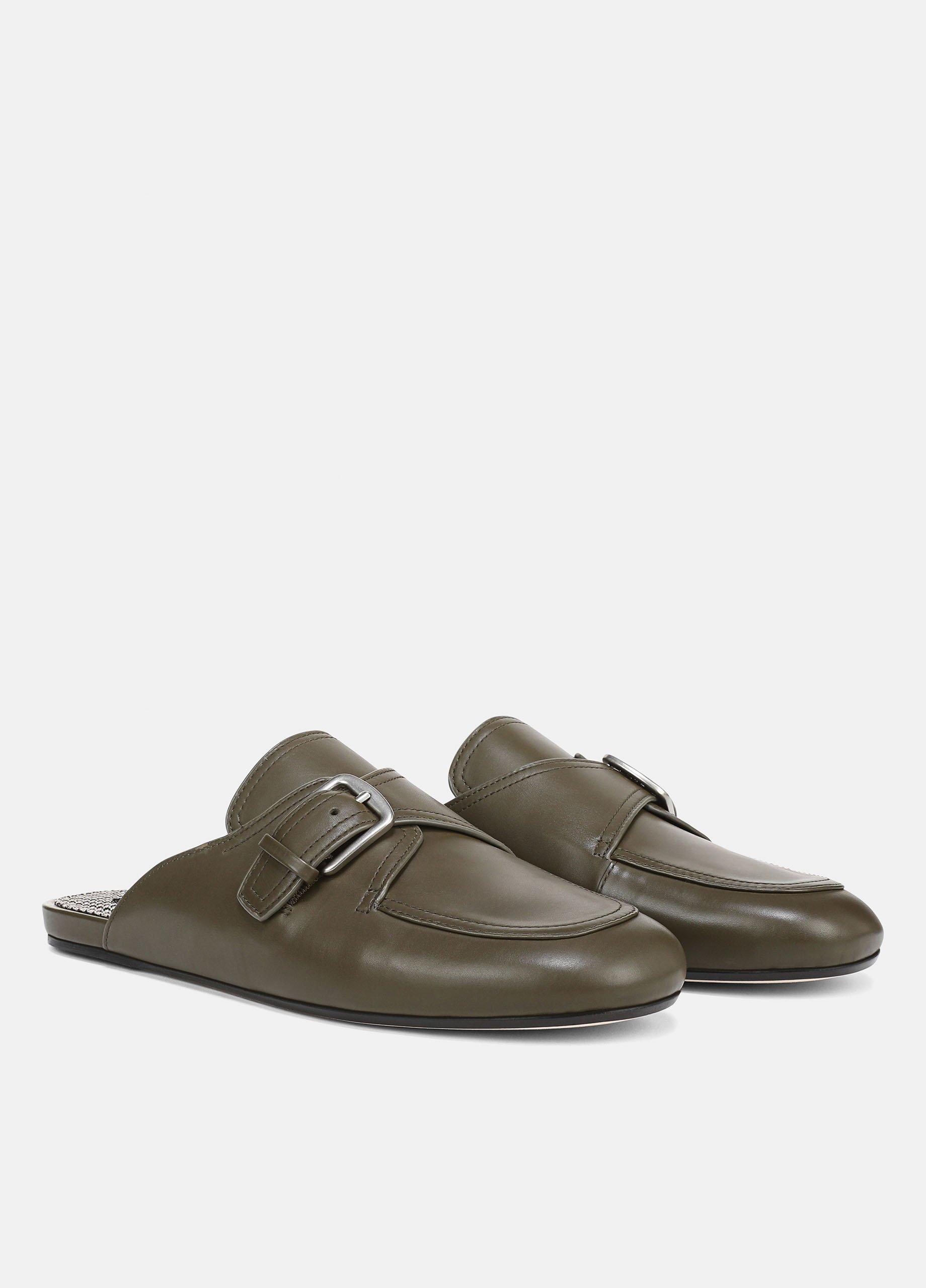 Minetta Leather Loafer Mule image number 1