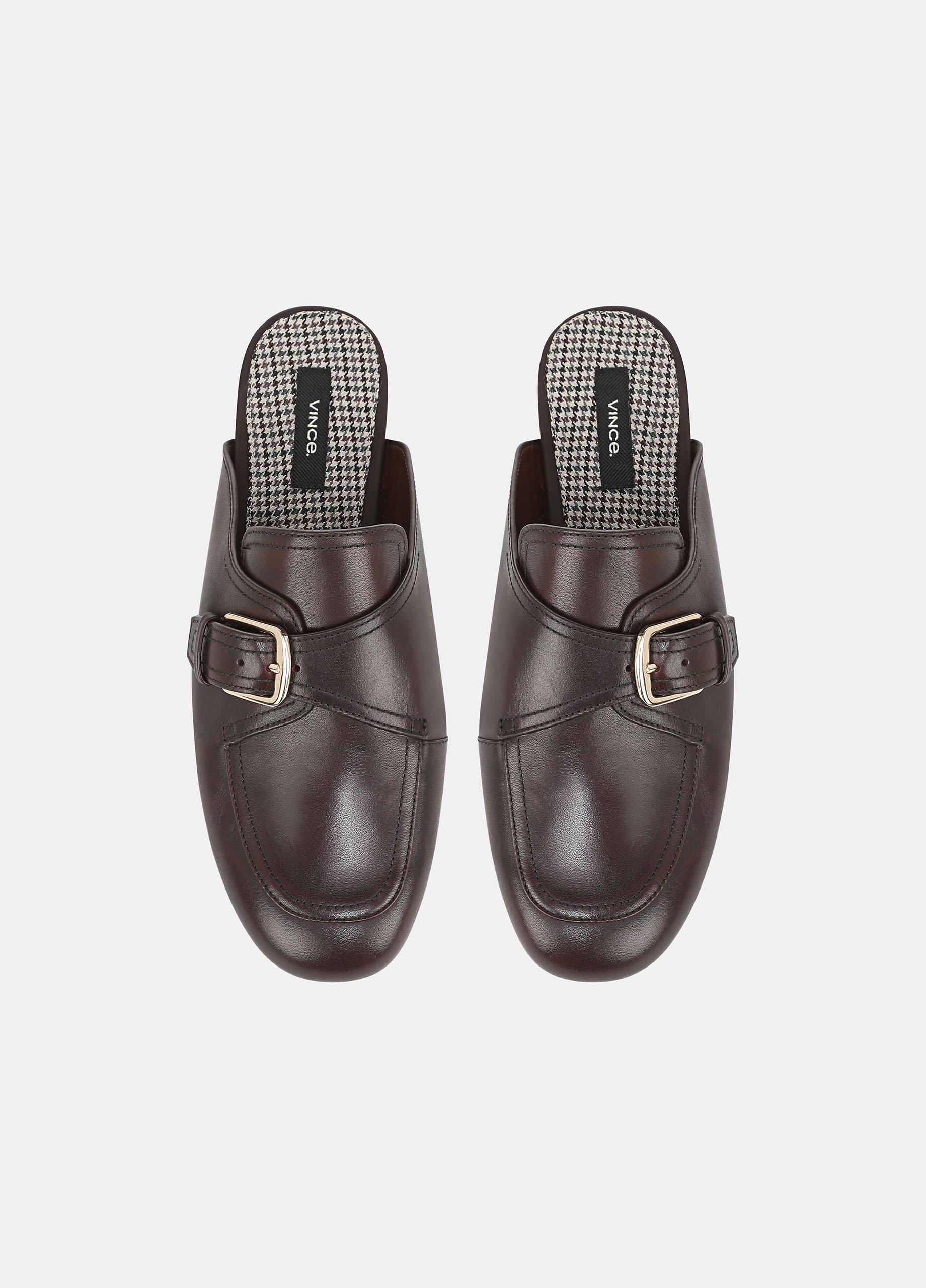 Minetta Leather Loafer Mule image number 3
