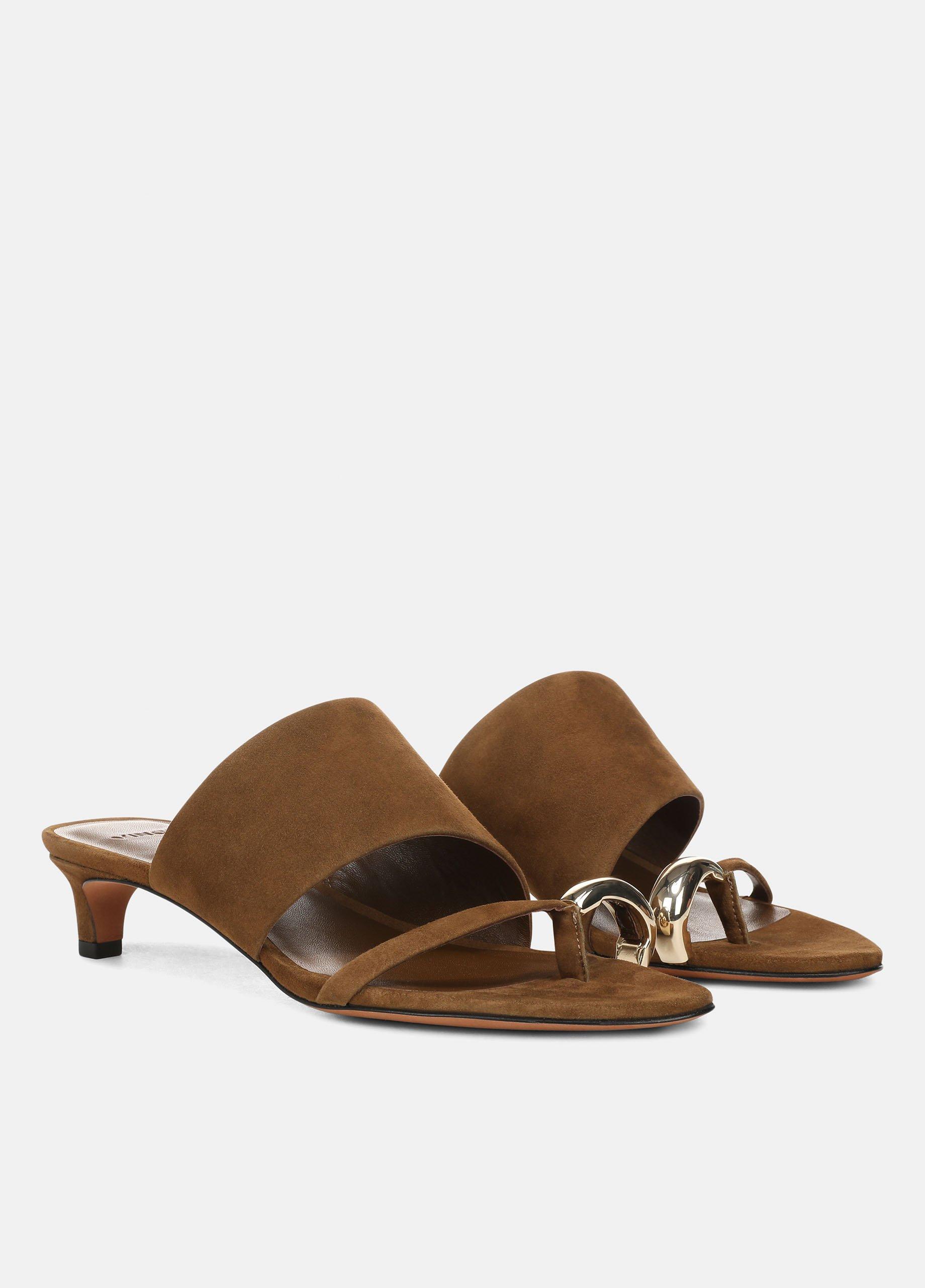 Suzie Suede Heeled Sandal image number 1