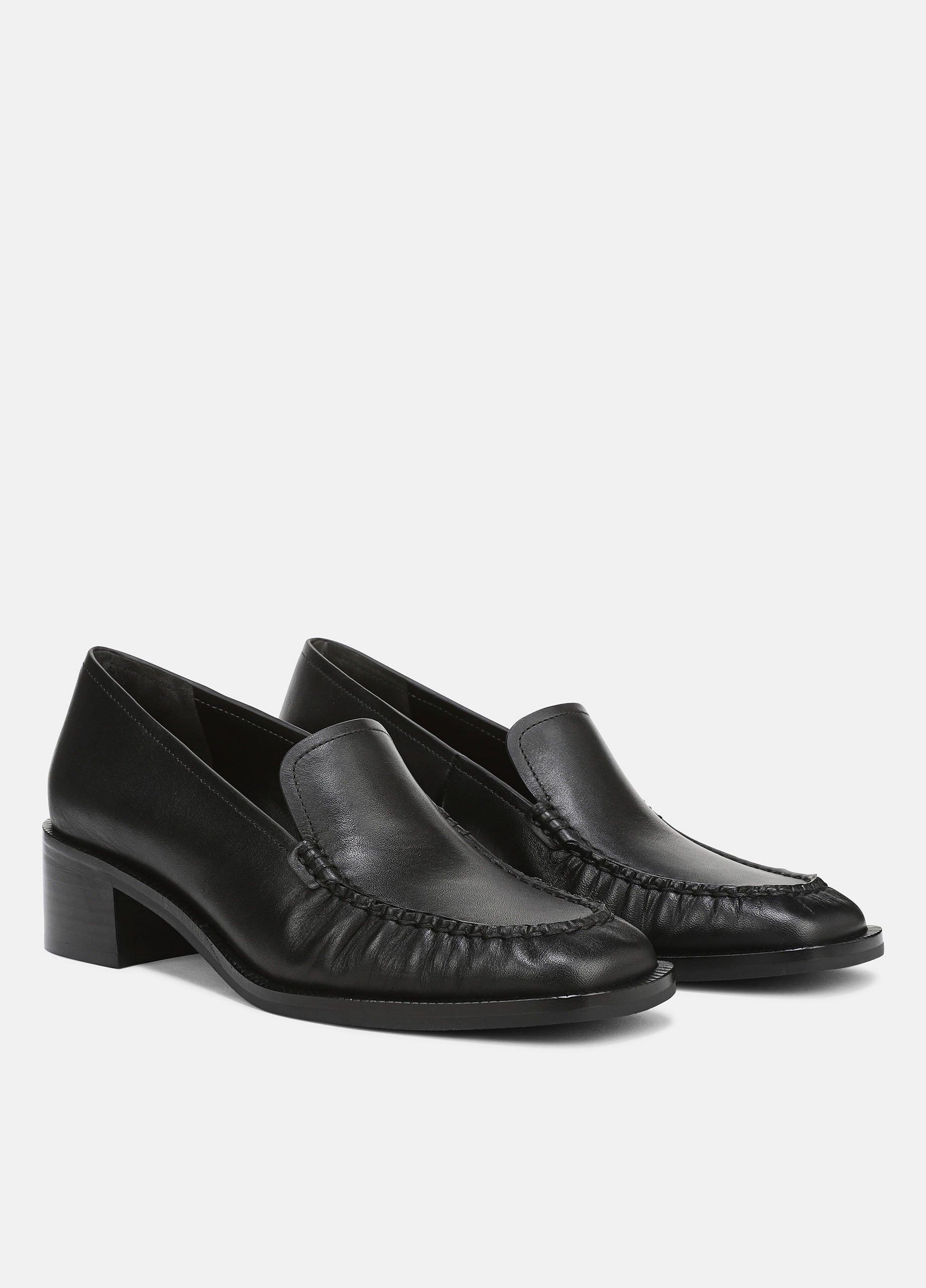 Larose Leather Heeled Loafer image number 1
