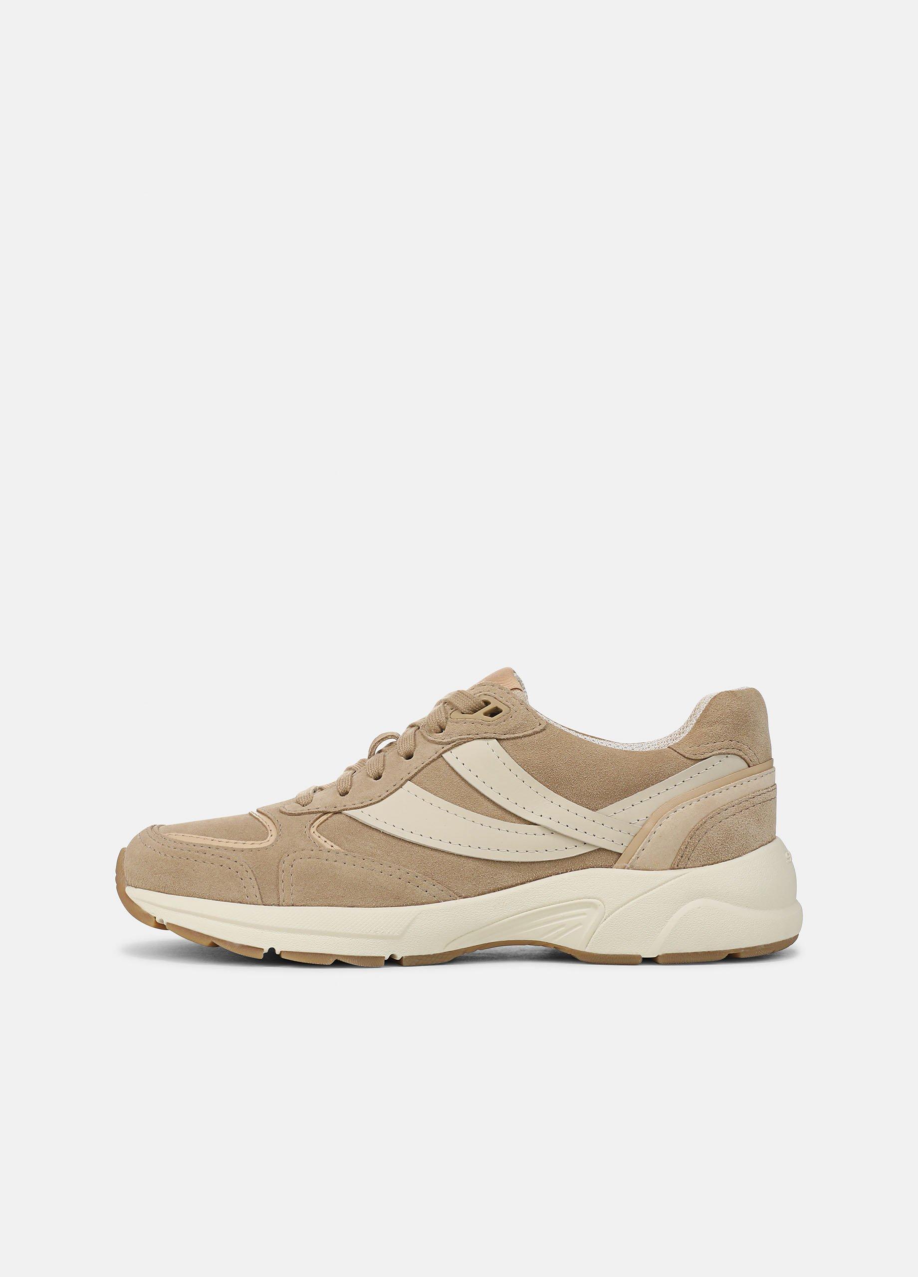 Women's Golden Gate Suede & Leather Runner Sneaker, Sand Trail, Size 8 Vince