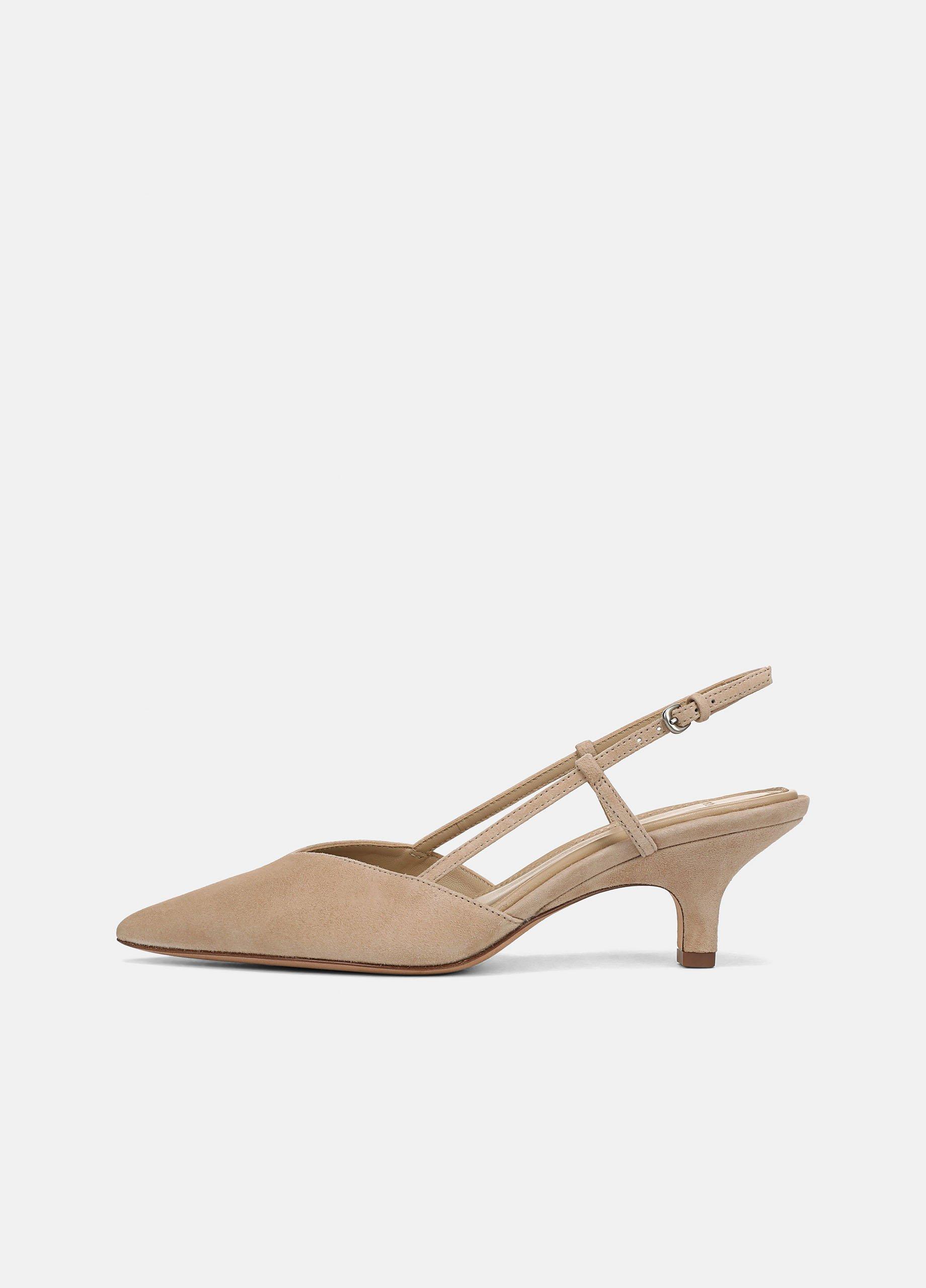 Levvy Suede Slingback Pump