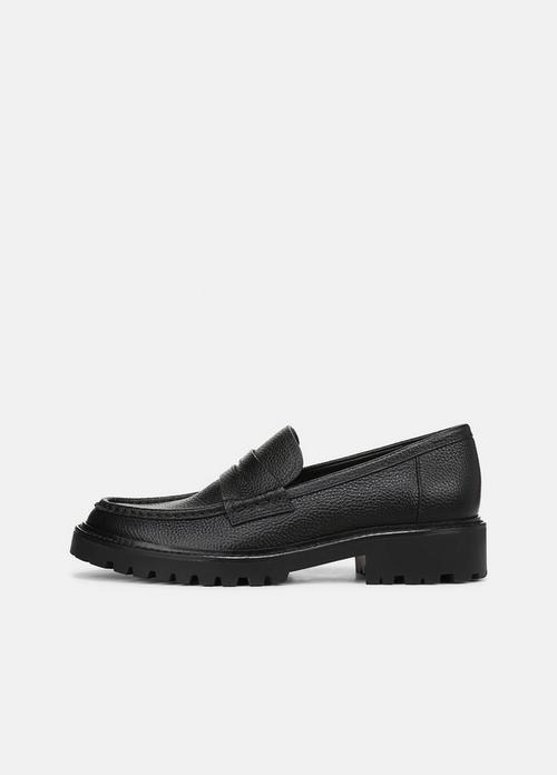 Delmore Leather Lug-Sole Loafer