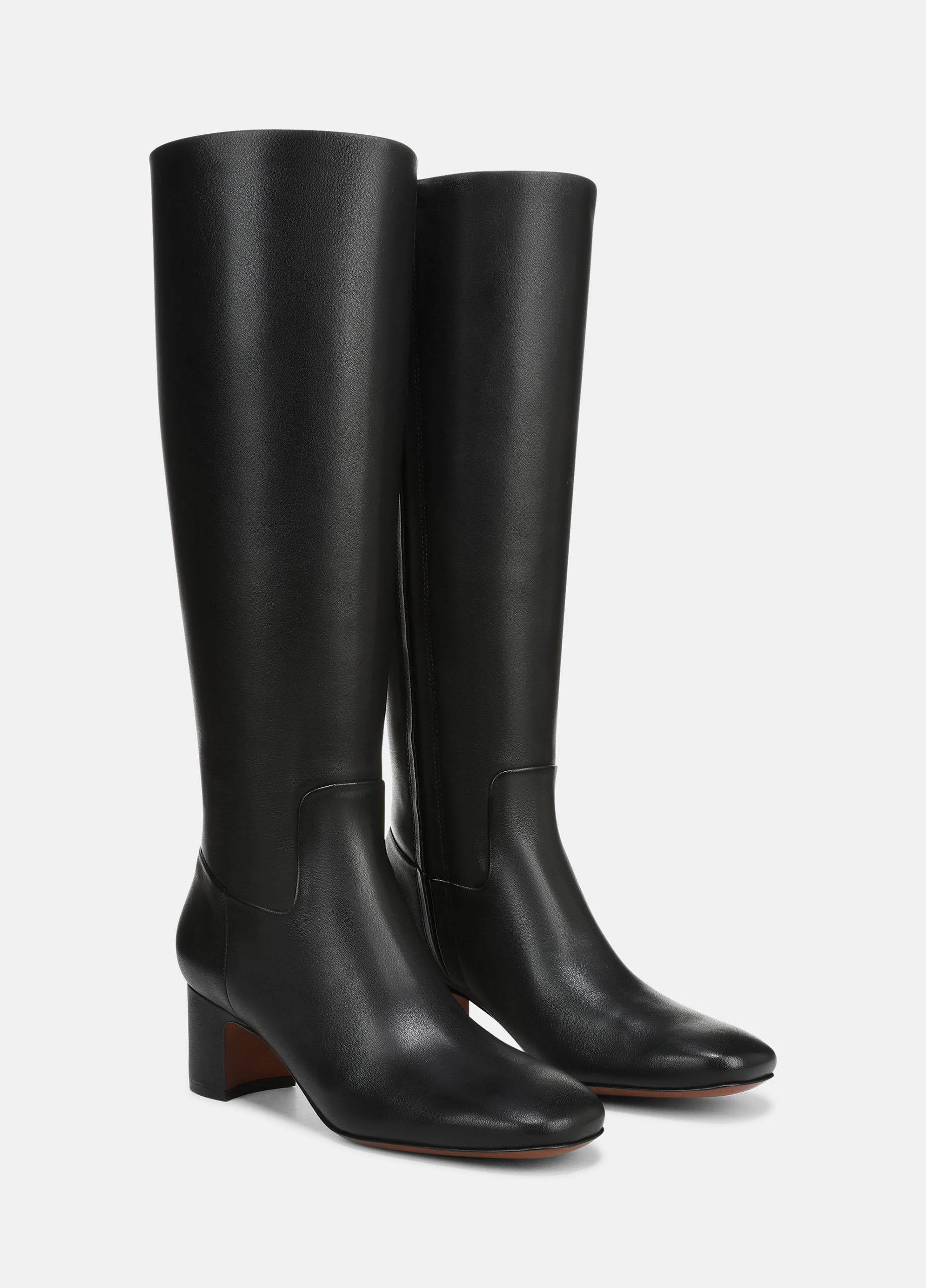 Kellan Leather Wide-Calf Knee Boot image number 1