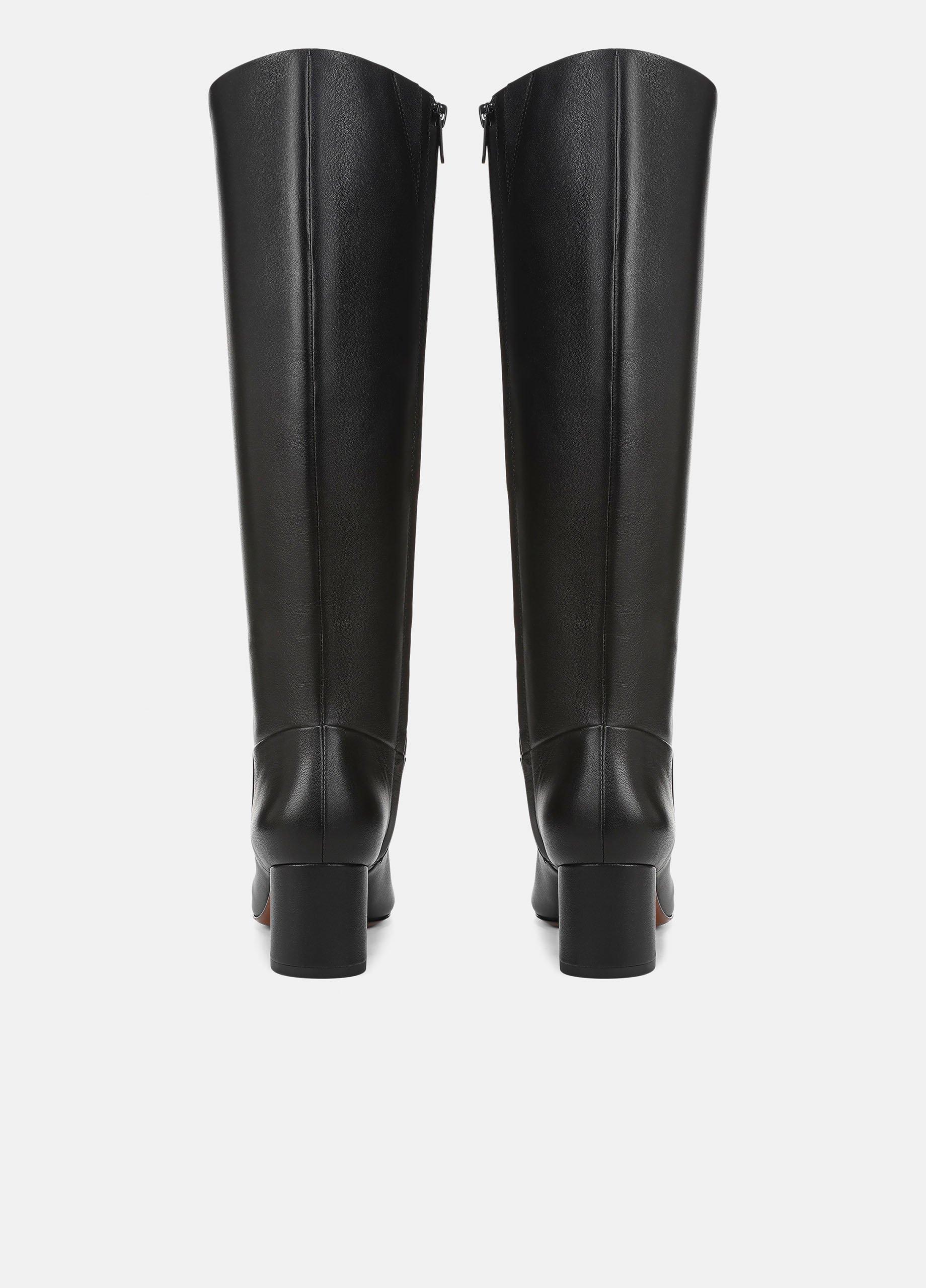 Kellan Leather Wide-Calf Knee Boot image number 2