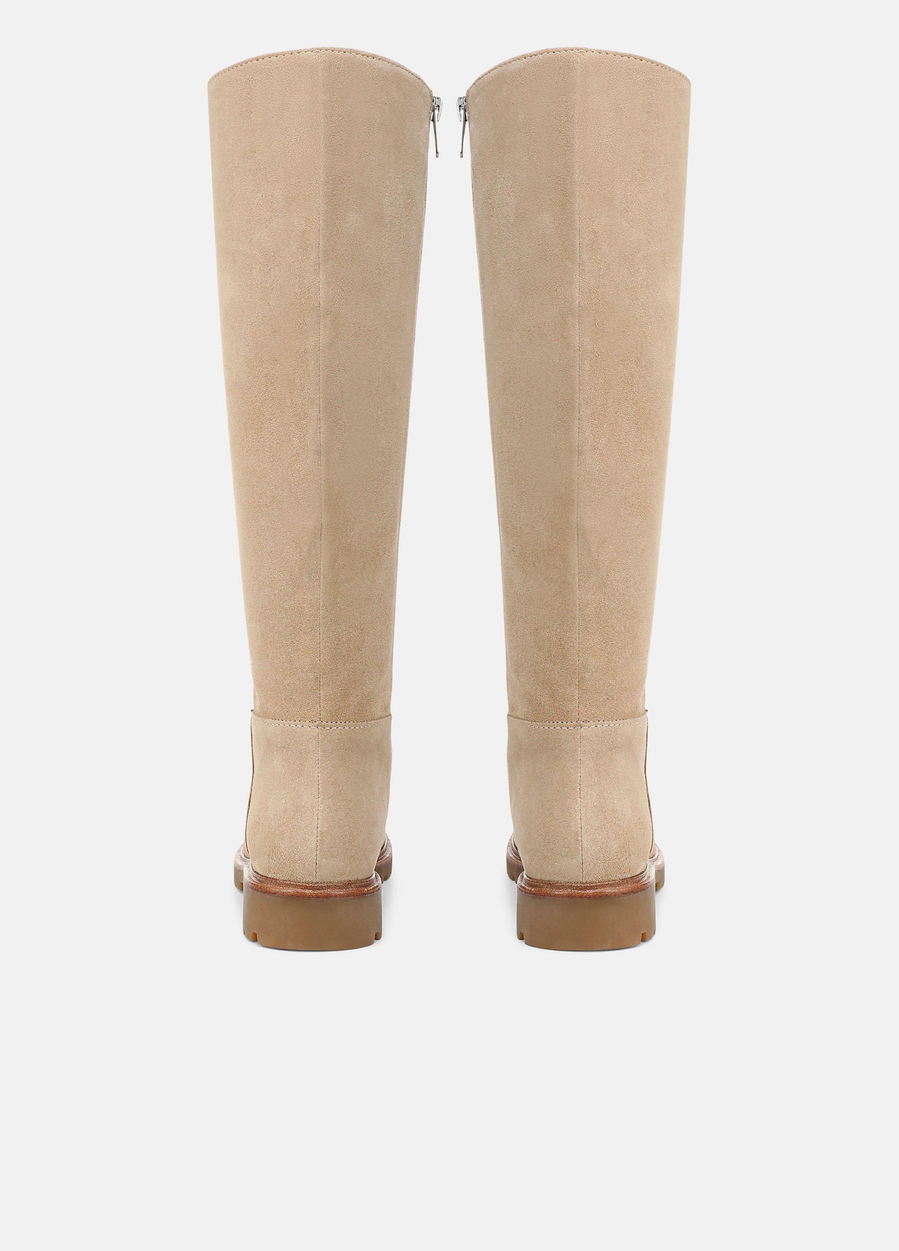 Sibelle Suede Wide-Calf Riding Boot image number 2