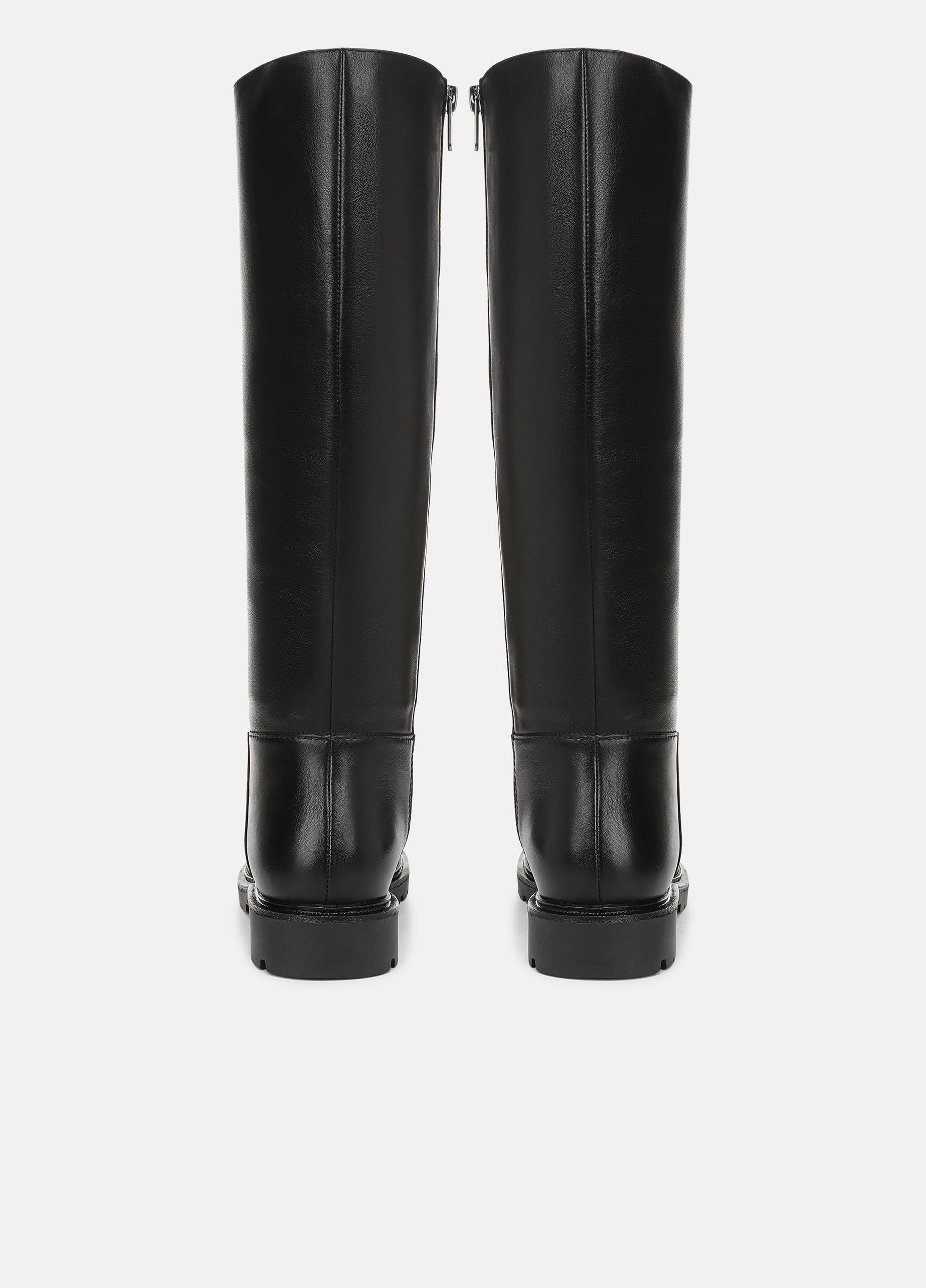 Sibelle Leather Wide-Calf Riding Boot image number 2