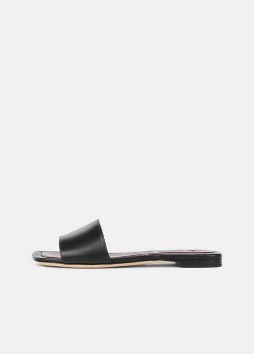 Valeria Leather Slide Sandal