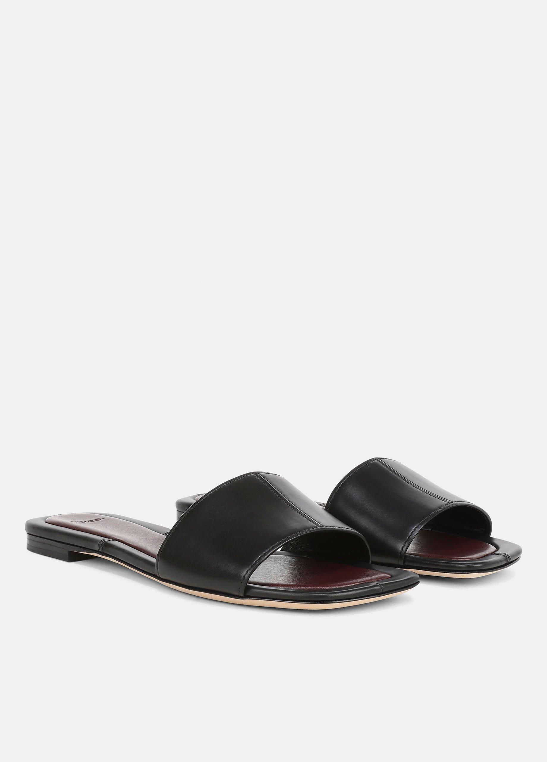 Valeria Leather Slide Sandal image number 1