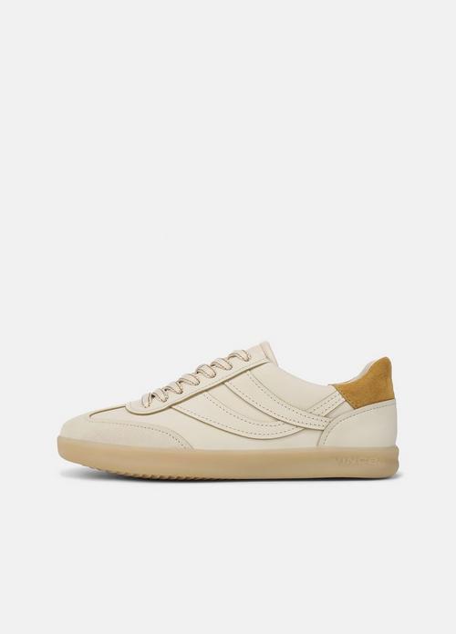 Oasis Contrast-Edge Leather & Suede Sneaker