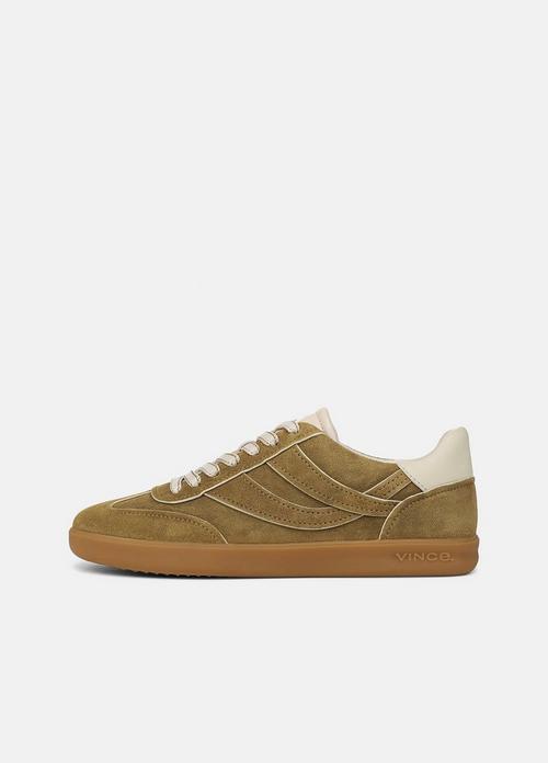 Oasis Contrast-Edge Suede Sneaker