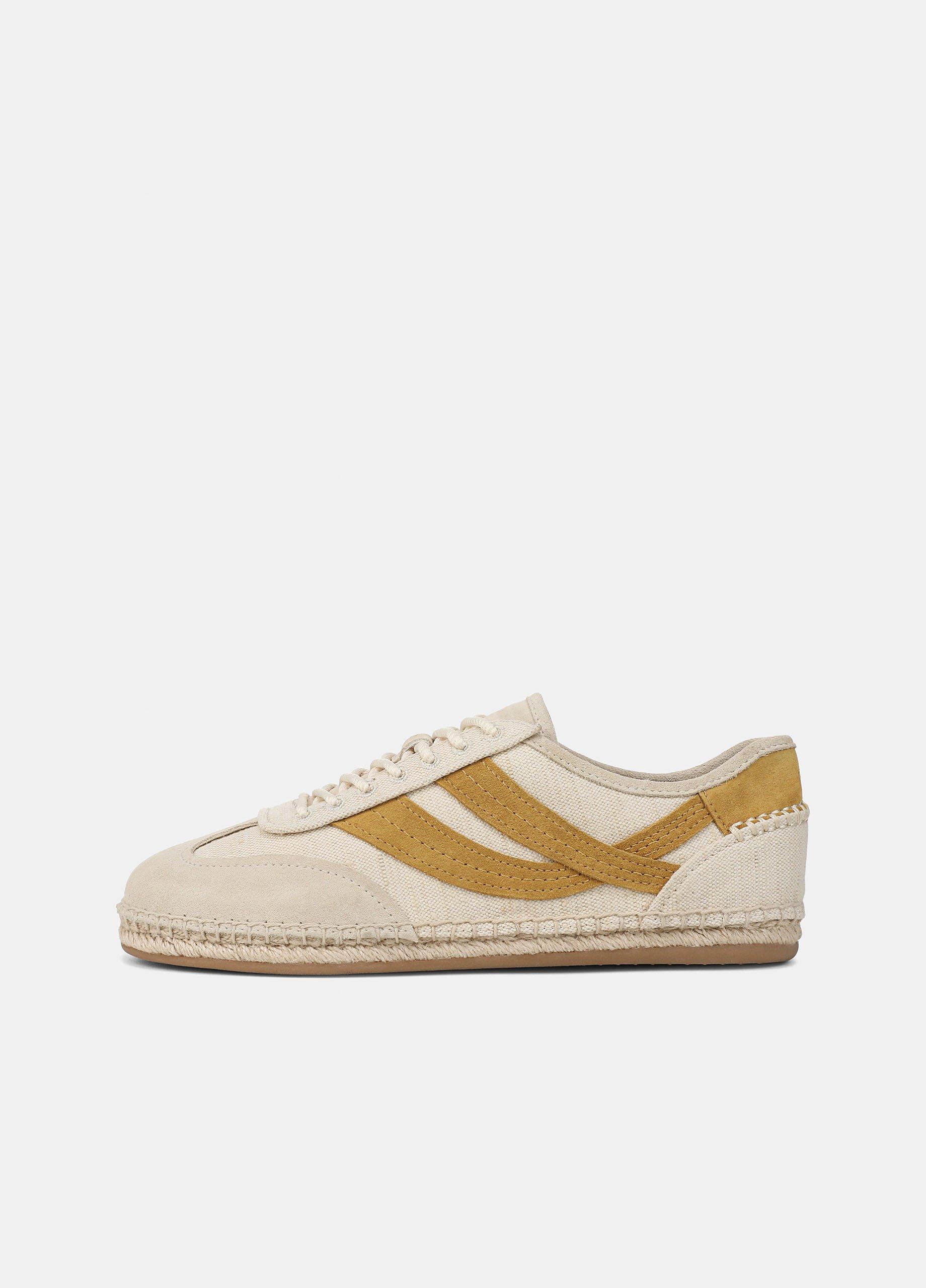 Oasis Linen & Leather Espadrille Sneaker