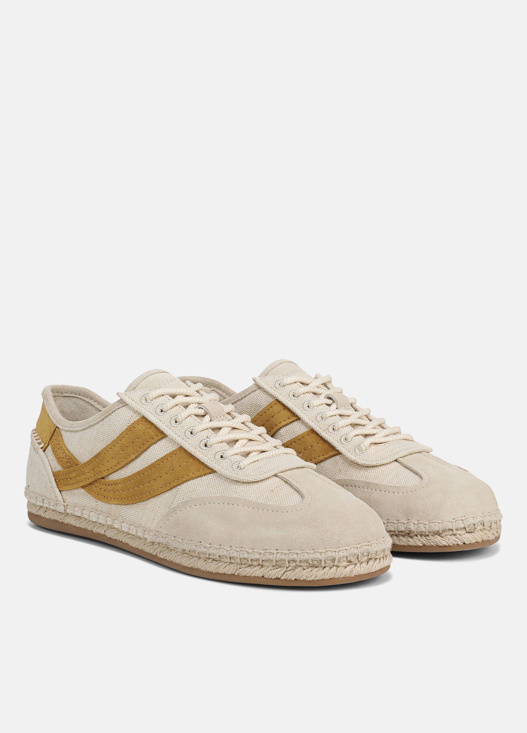 Oasis Linen & Leather Espadrille Sneaker image number 1