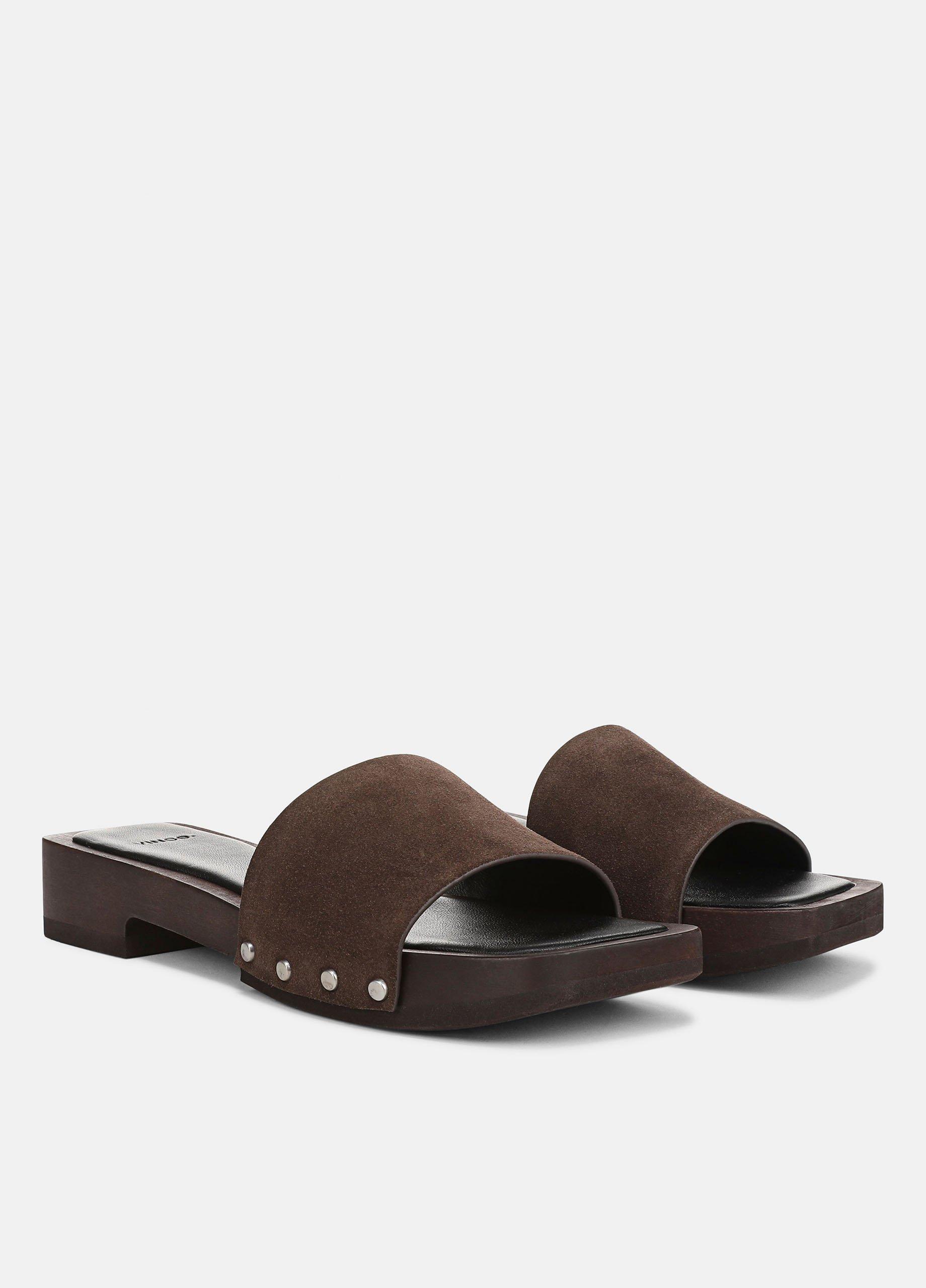 Barbara Leather Slide Sandal image number 1