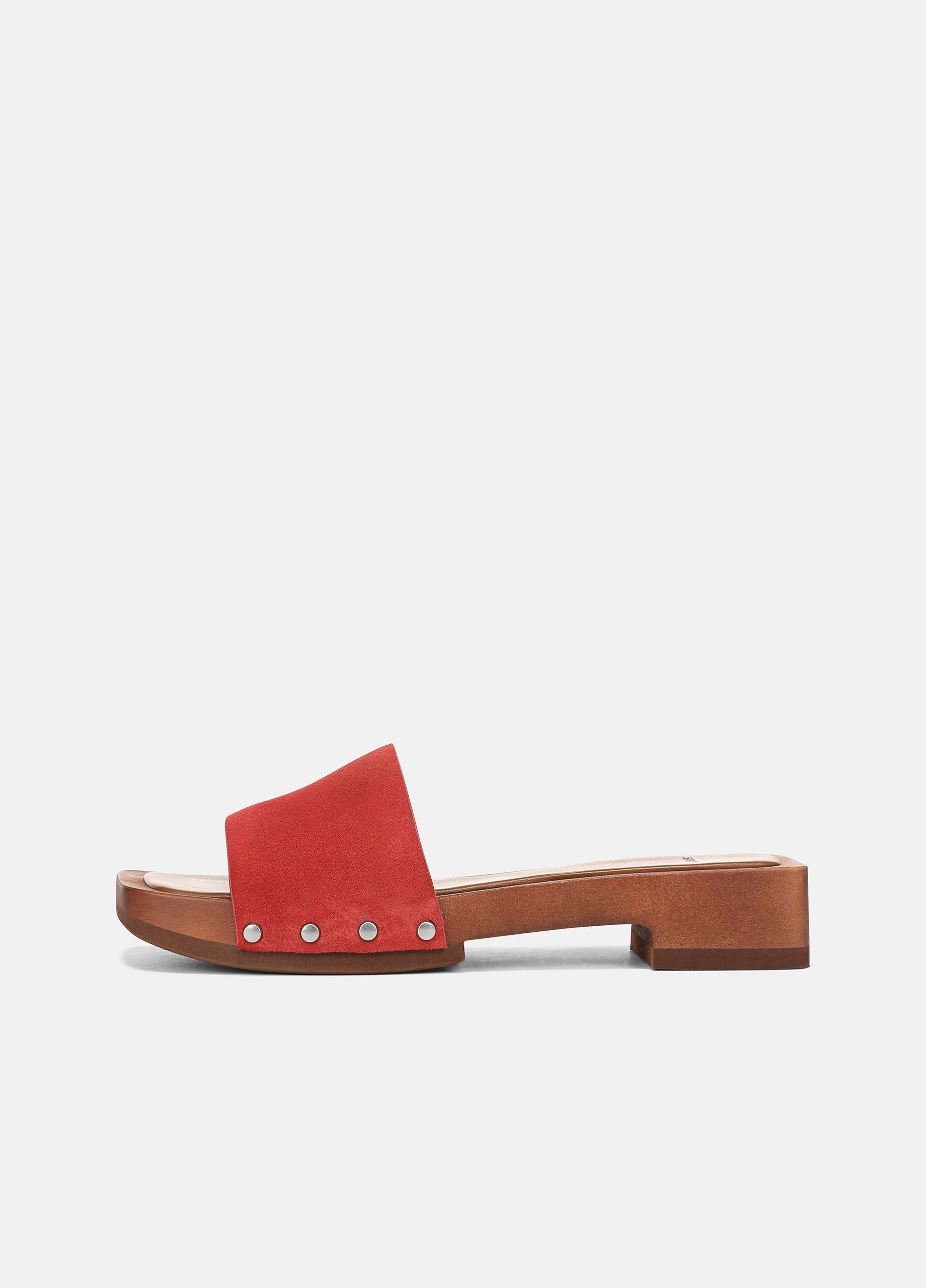 Barbara Leather Slide Sandal image number 0