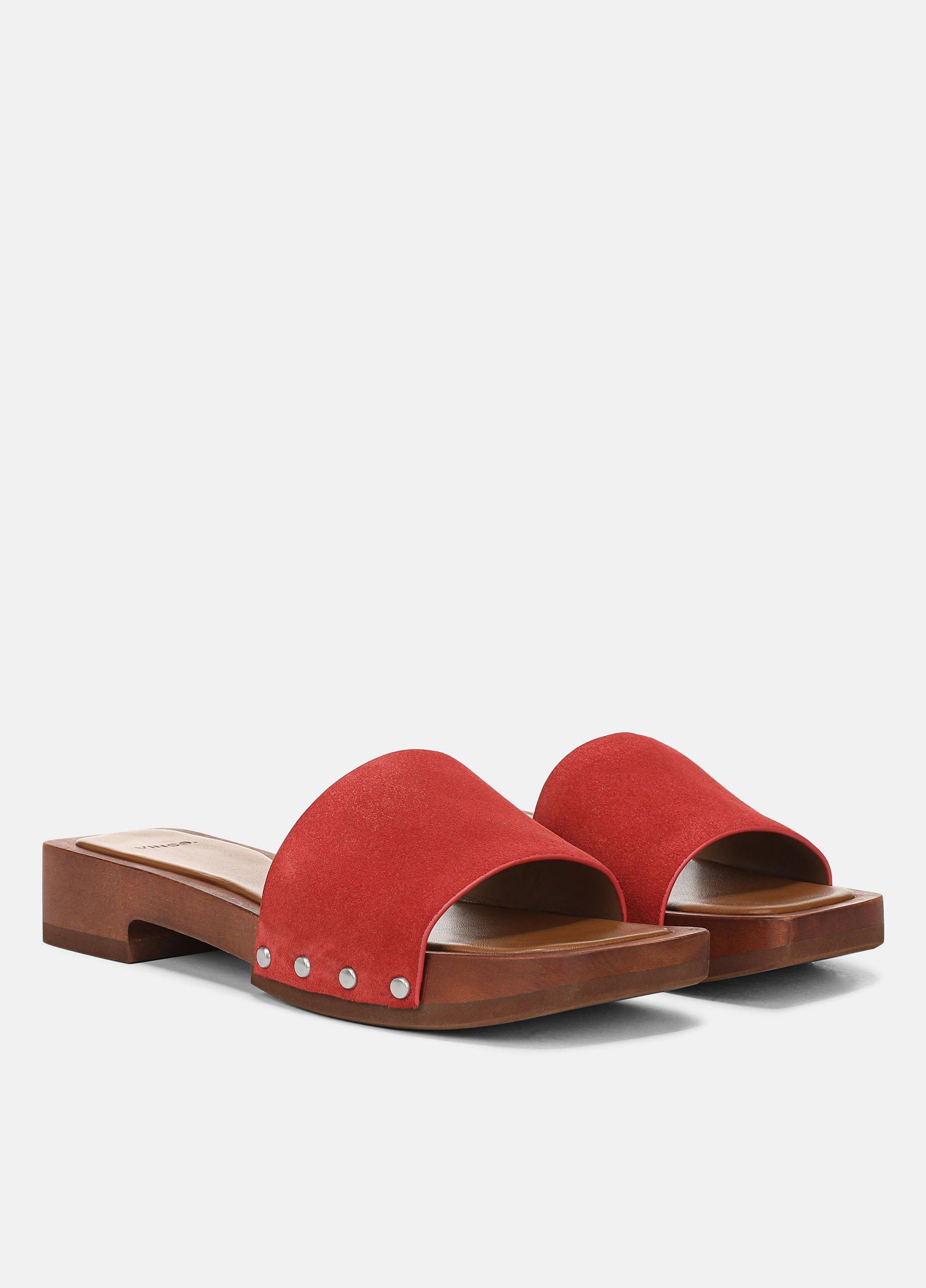 Barbara Leather Slide Sandal image number 1
