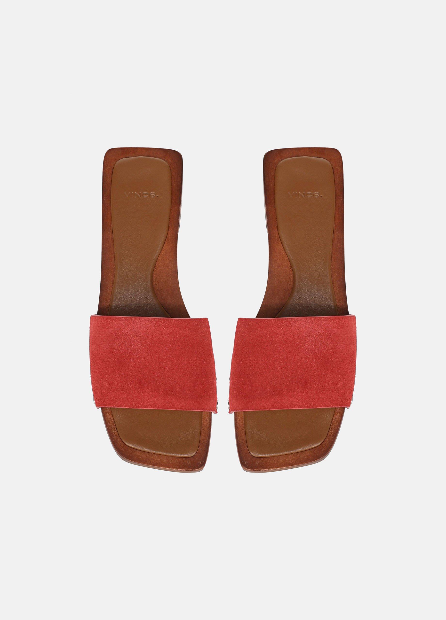 Barbara Leather Slide Sandal image number 3