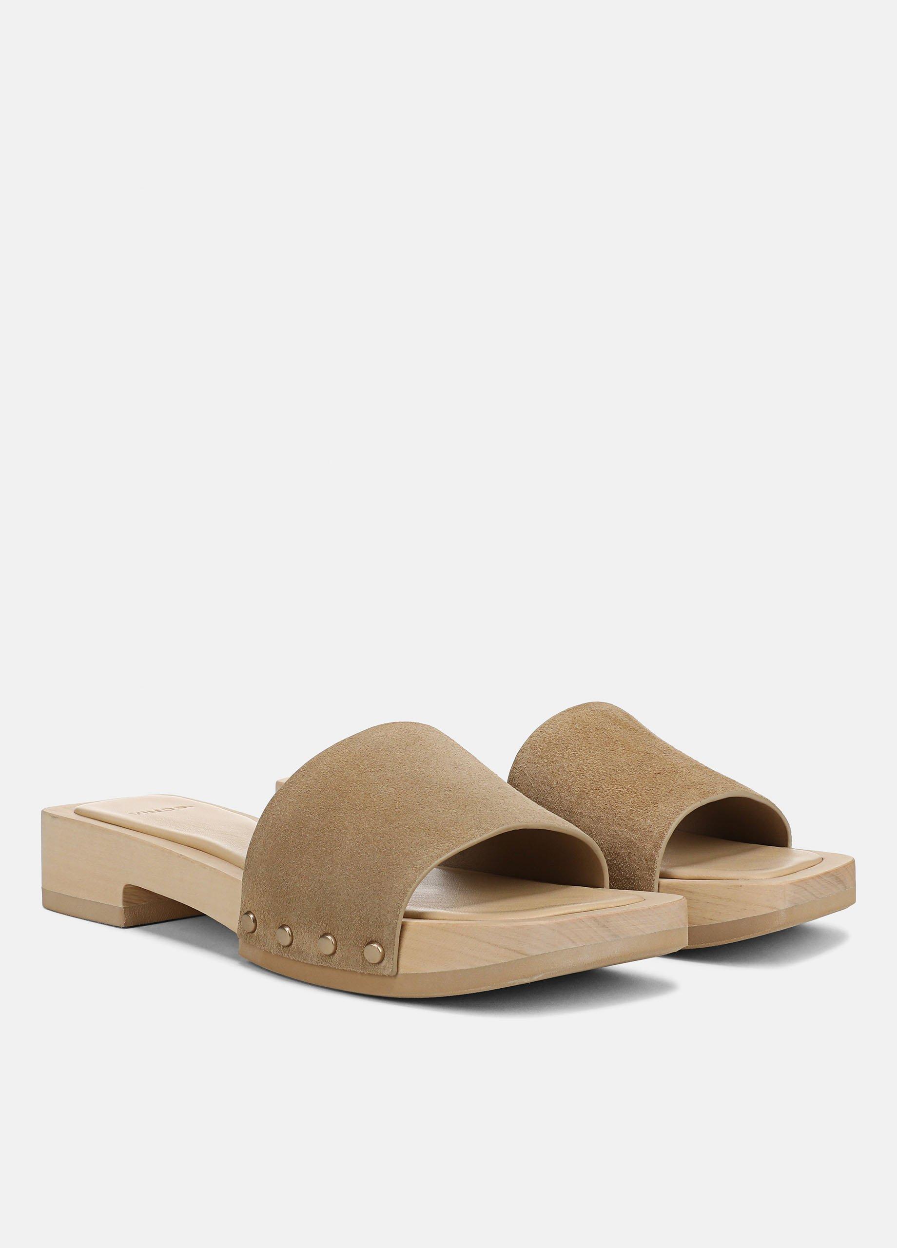 Barbara Suede Slide Sandal image number 1