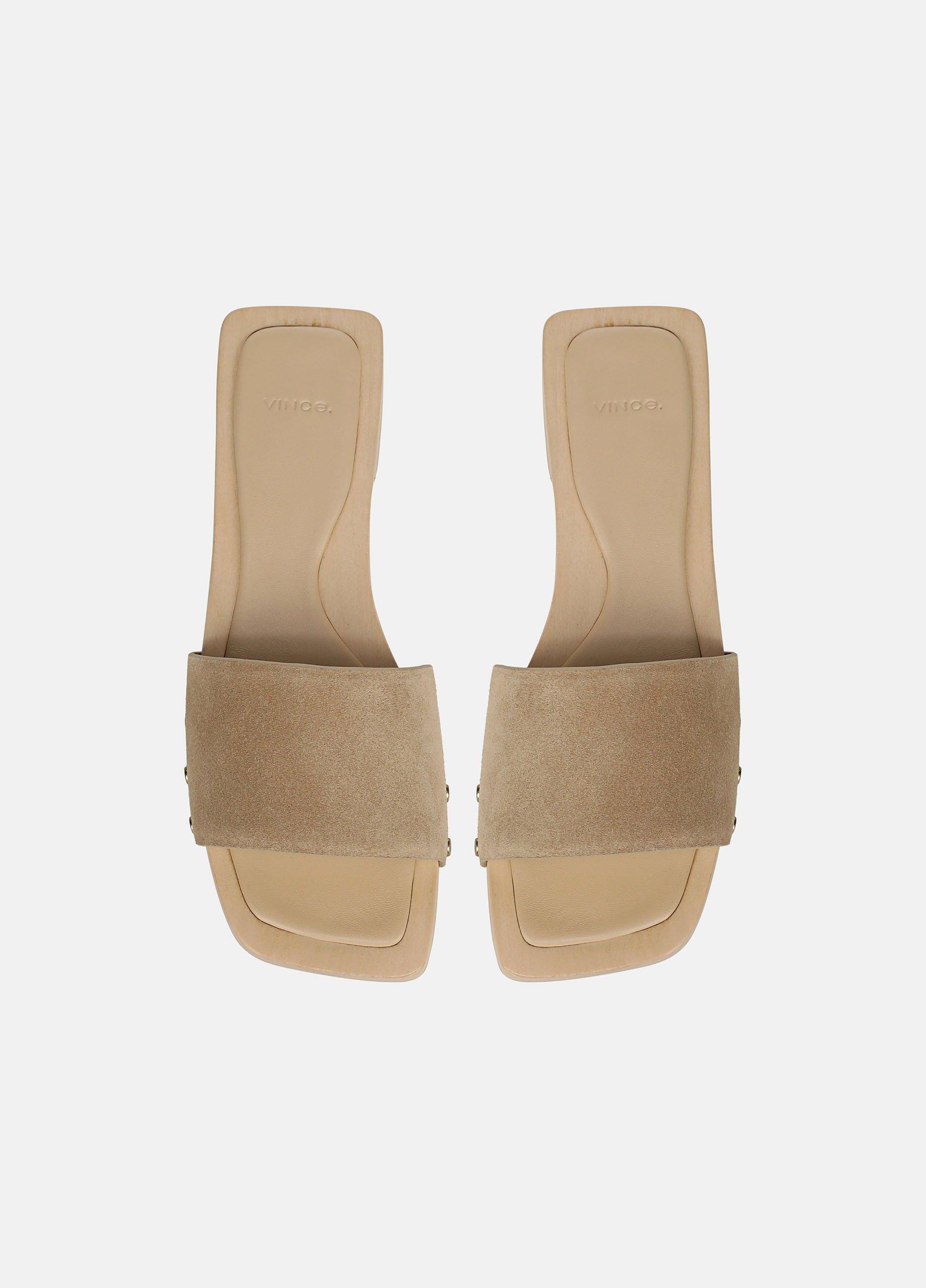 Barbara Suede Slide Sandal image number 3