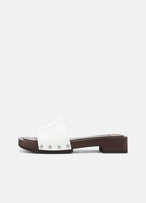 Barbara Patent Leather Slide Sandal