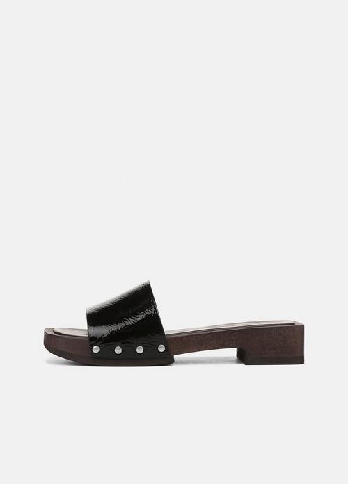 Barbara Patent Leather Slide Sandal