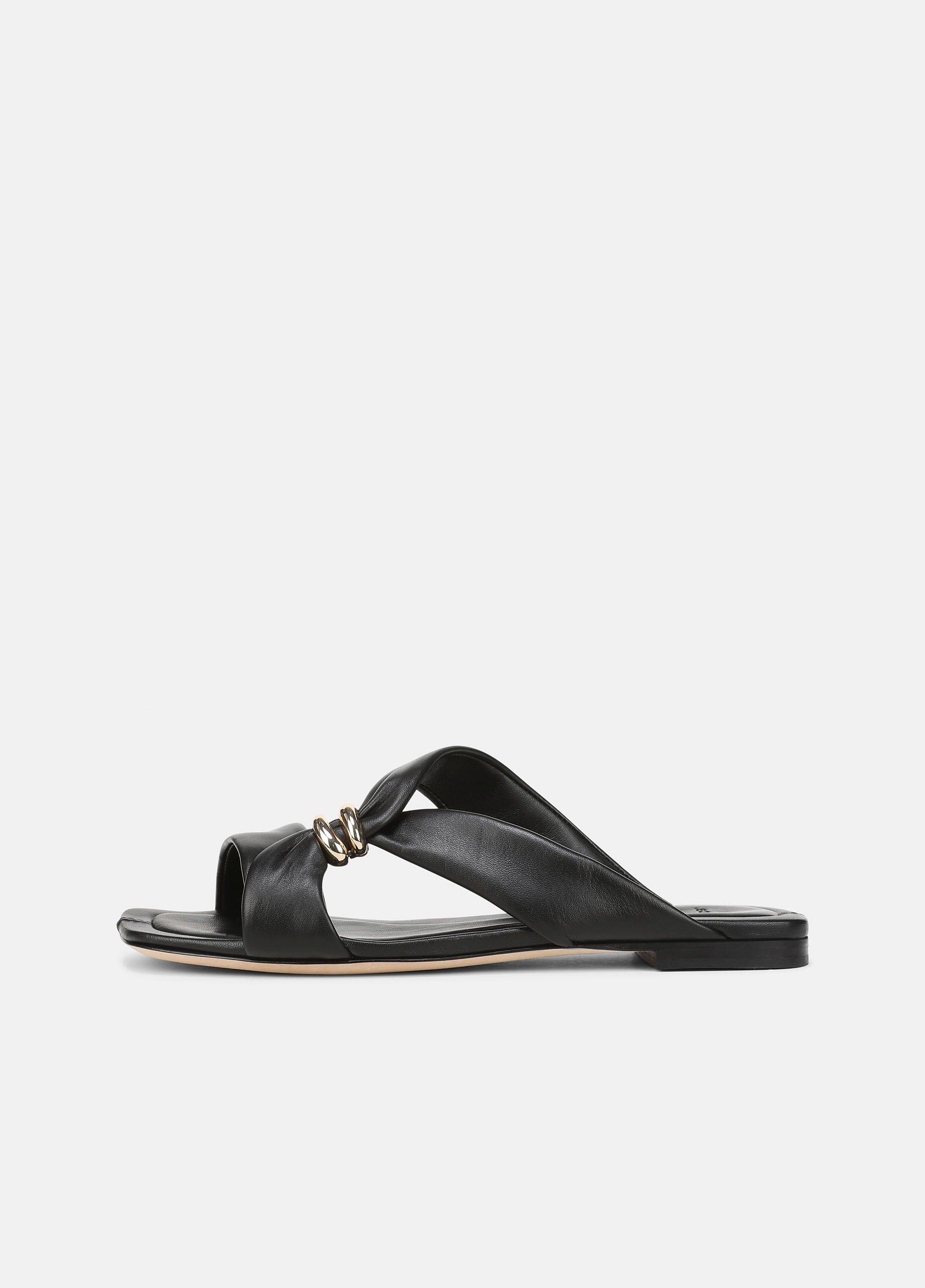 Vilma Leather Slide Sandal image number 0
