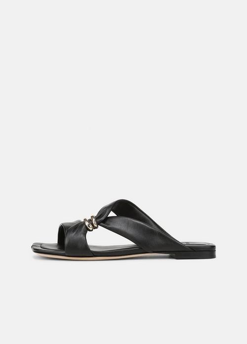 Vilma Leather Slide Sandal