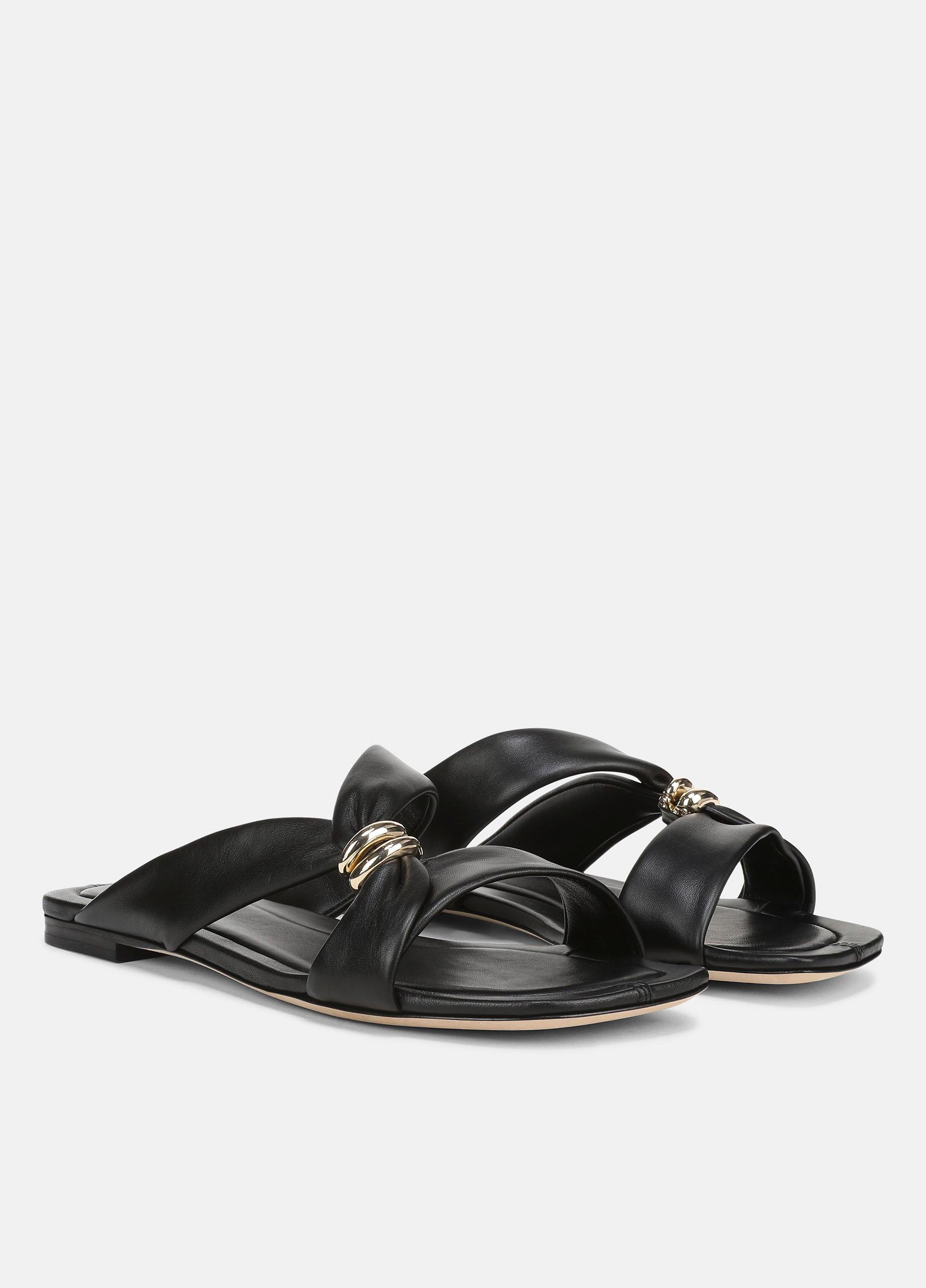 Vilma Leather Slide Sandal image number 1