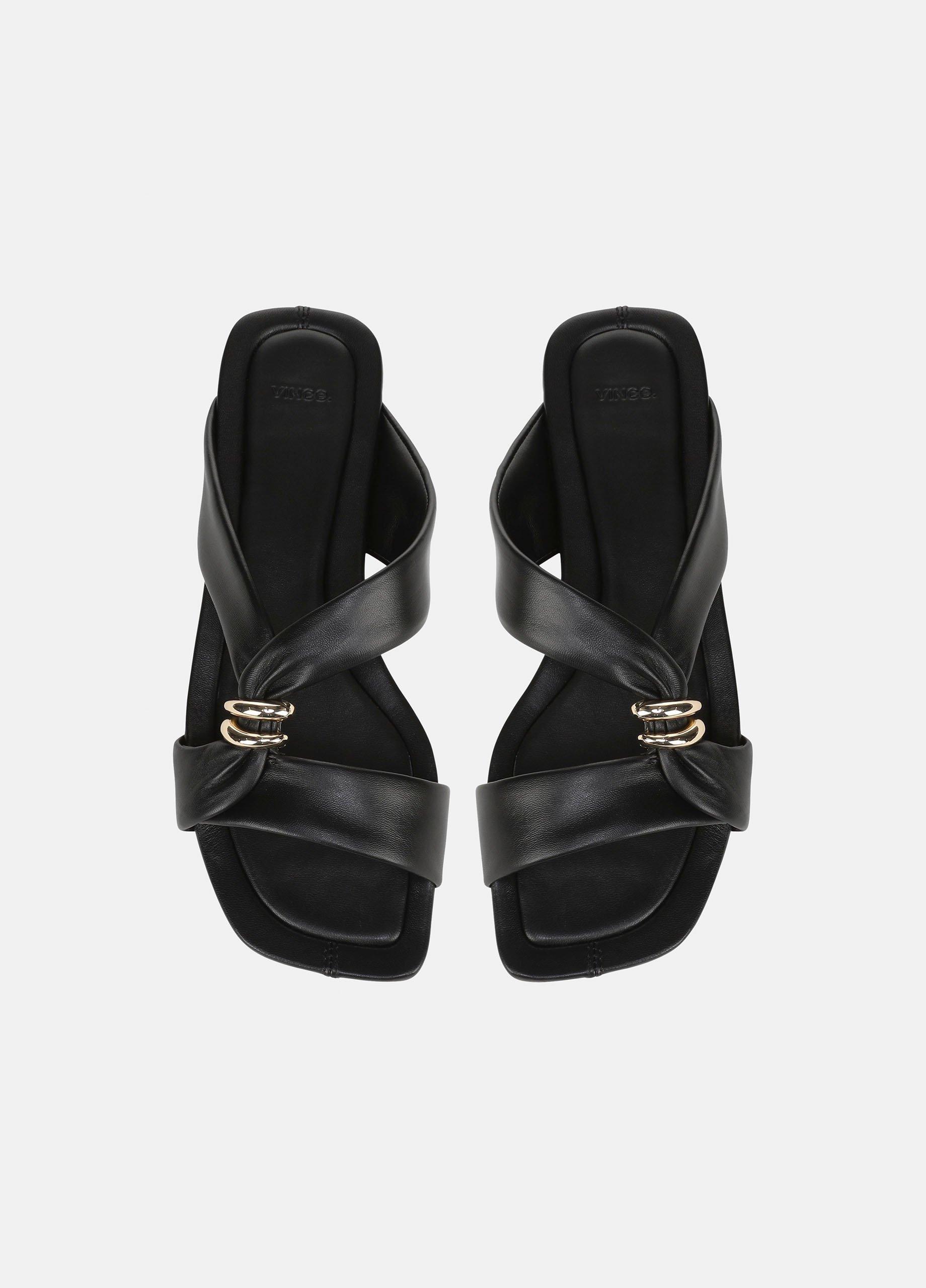 Vilma Leather Slide Sandal image number 3