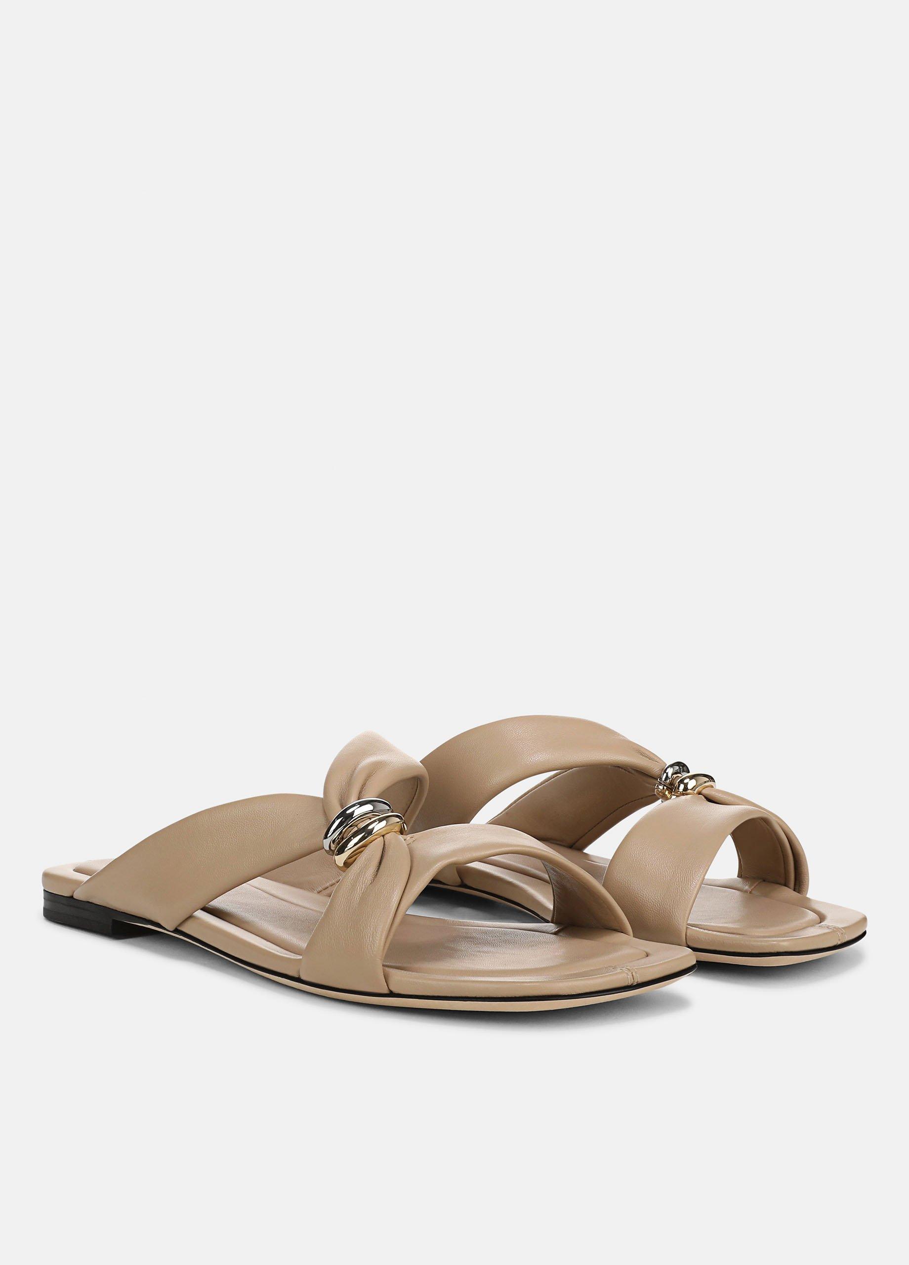 Vilma Leather Slide Sandal image number 1