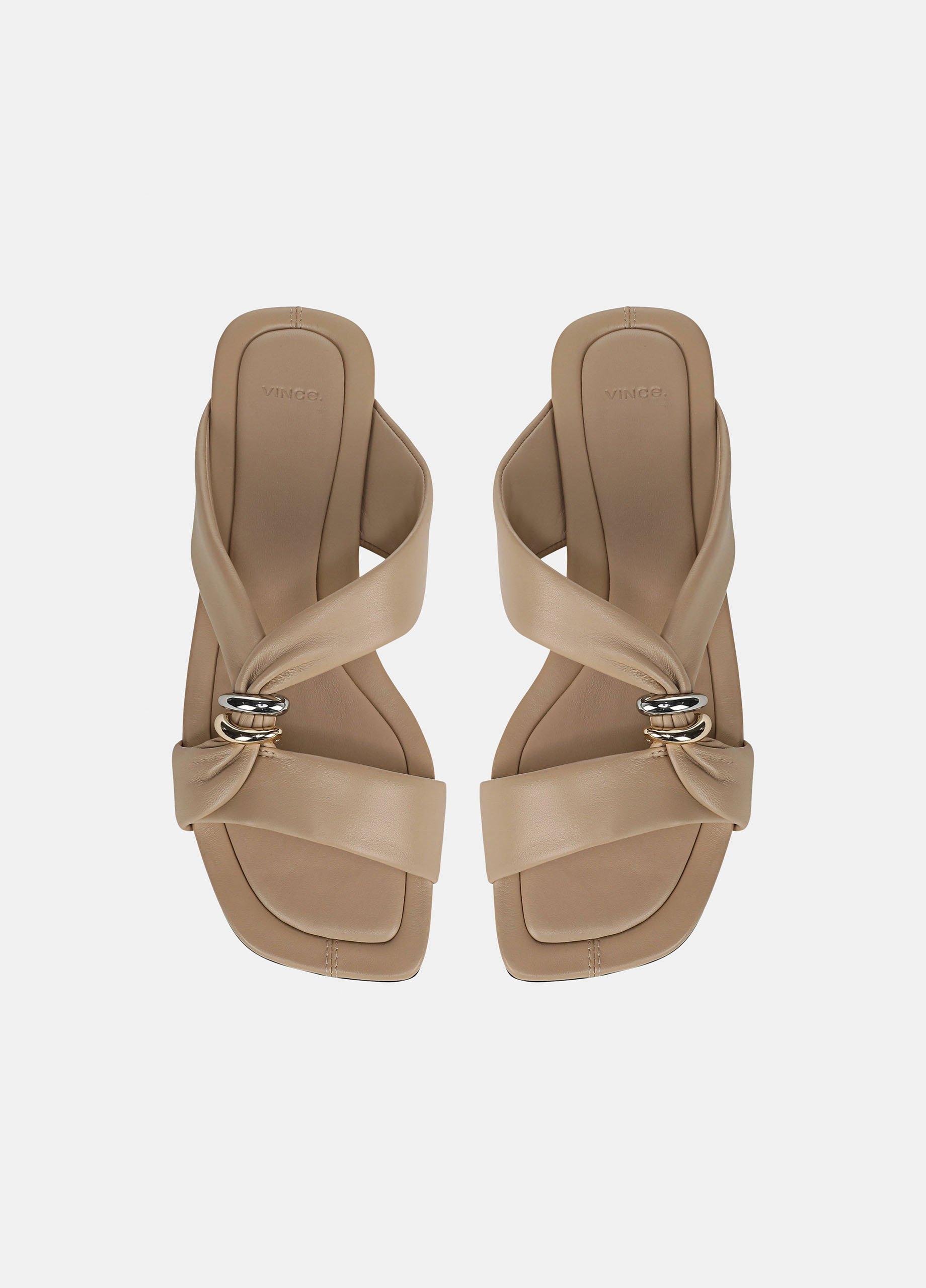 Vilma Leather Slide Sandal image number 3