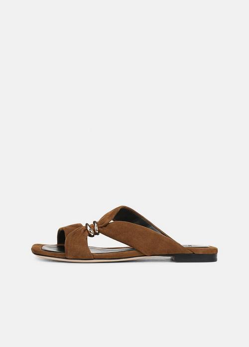 Vilma Suede Slide Sandal