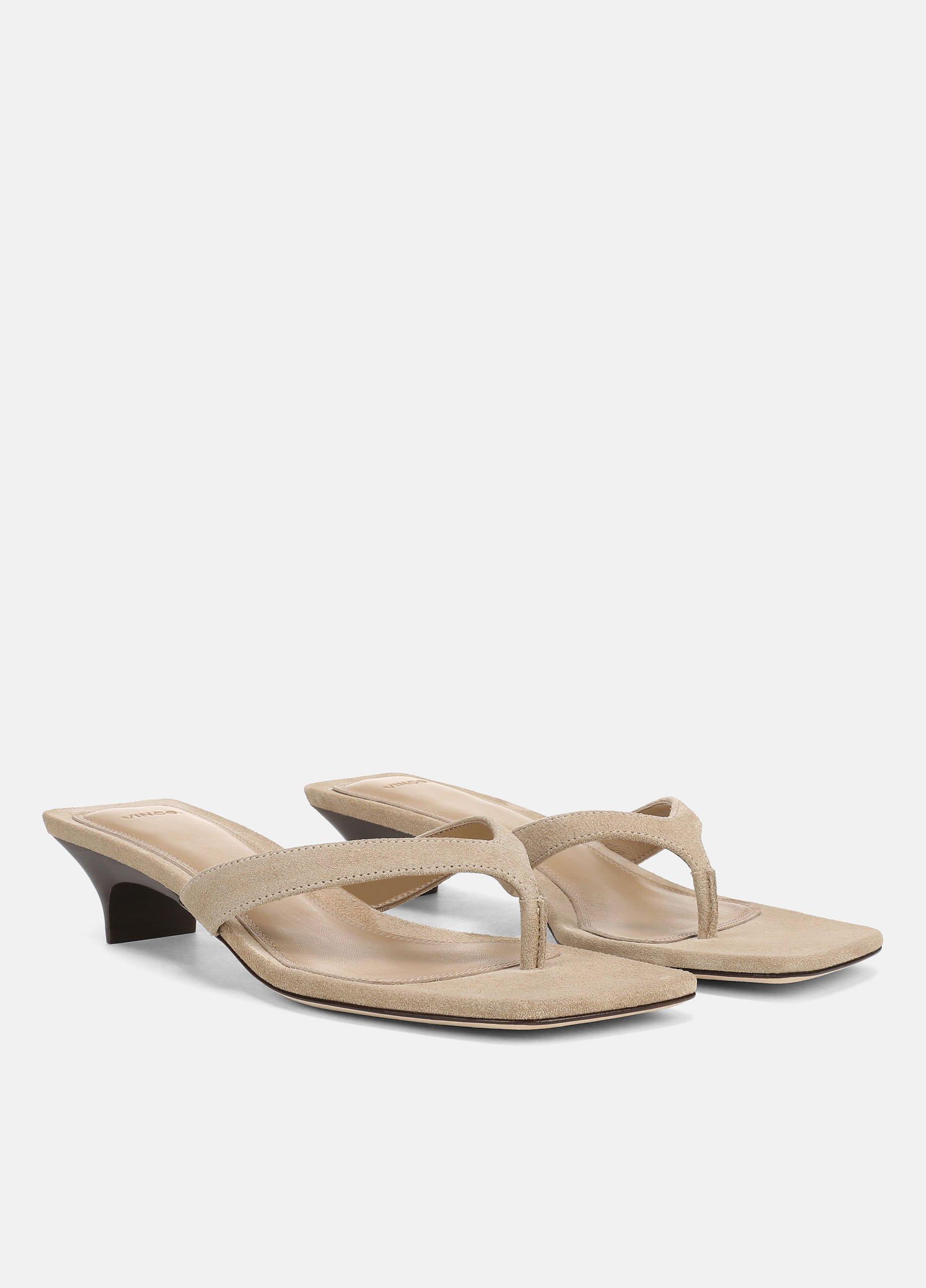 San Juan Suede Heeled Thong Sandal image number 1