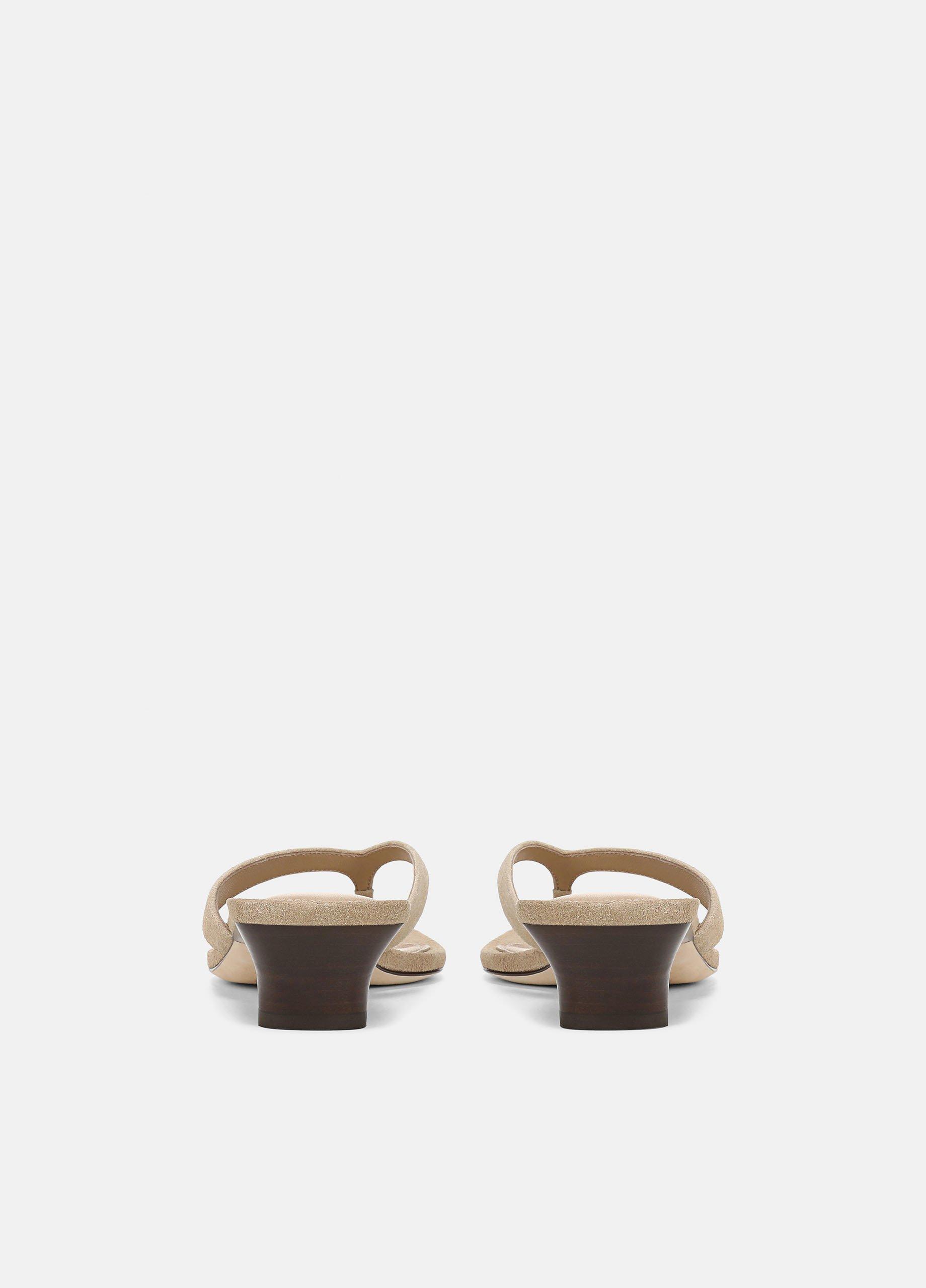 San Juan Suede Heeled Thong Sandal image number 2