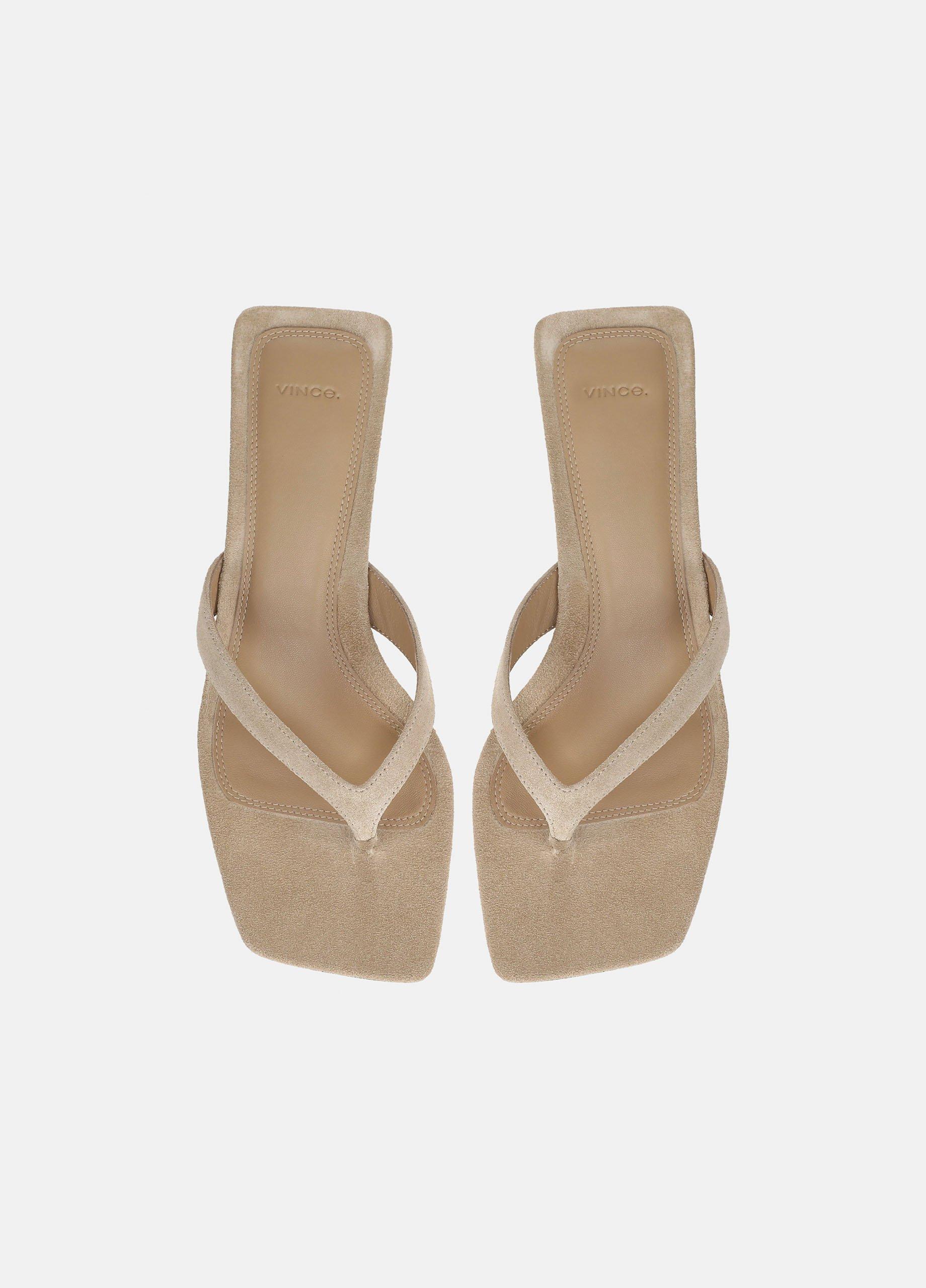 San Juan Suede Heeled Thong Sandal image number 3
