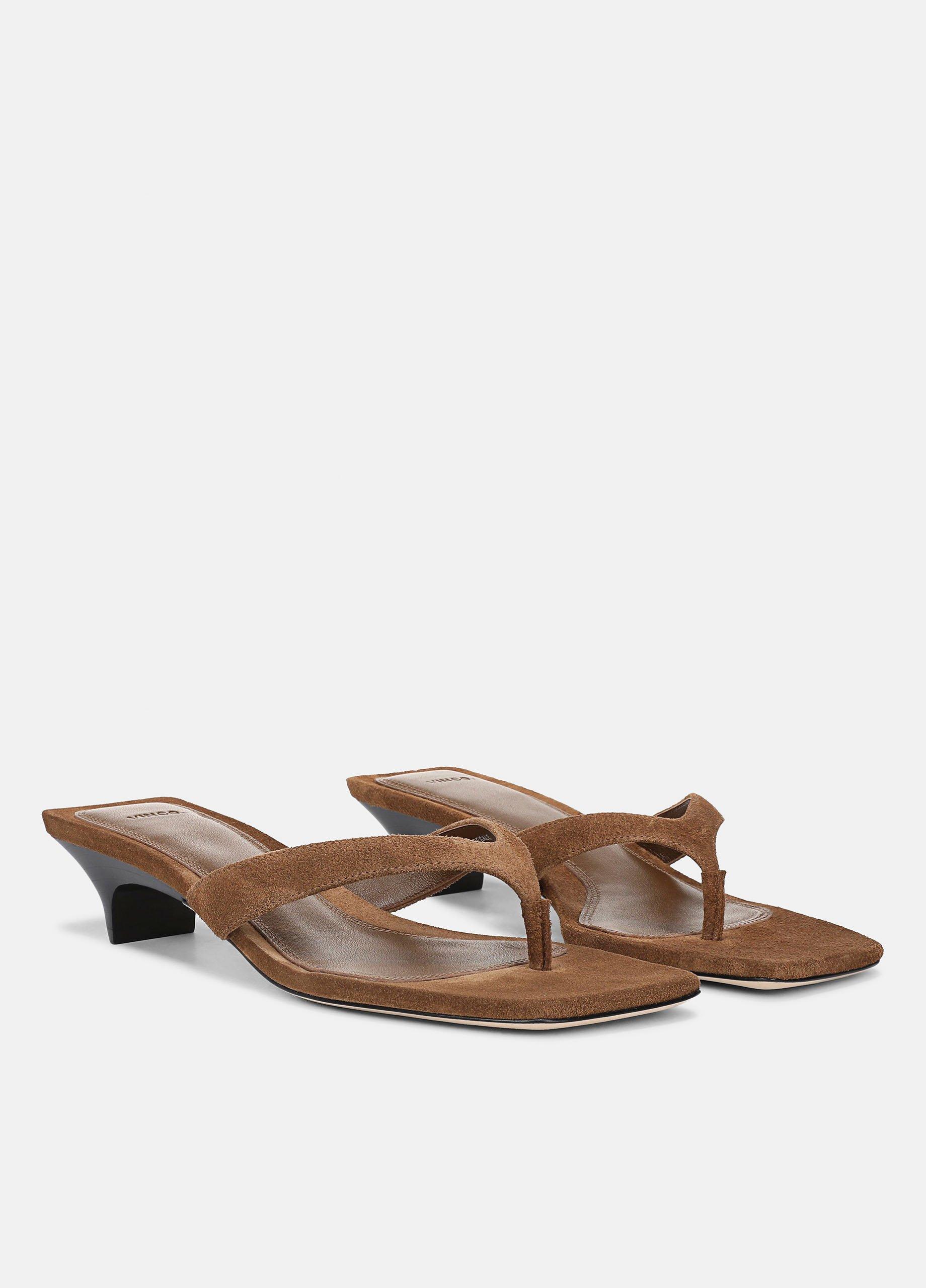 San Juan Suede Heeled Thong Sandal image number 1