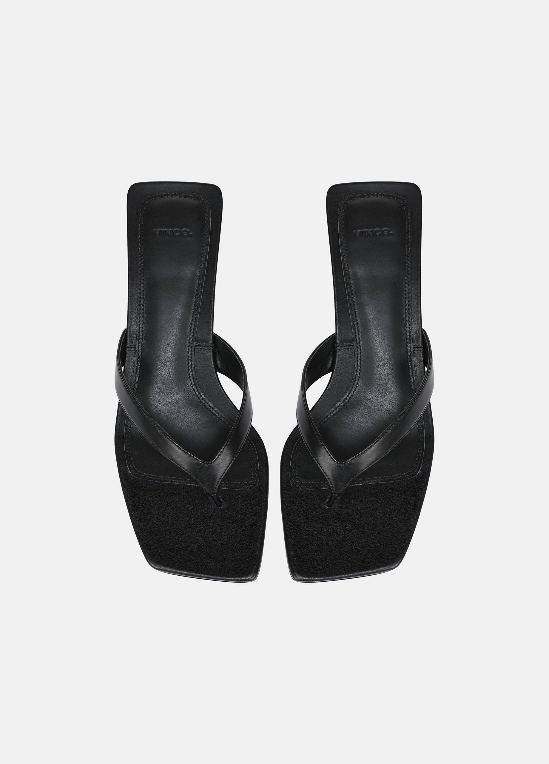 San Juan Leather Heeled Thong Sandal image number 3