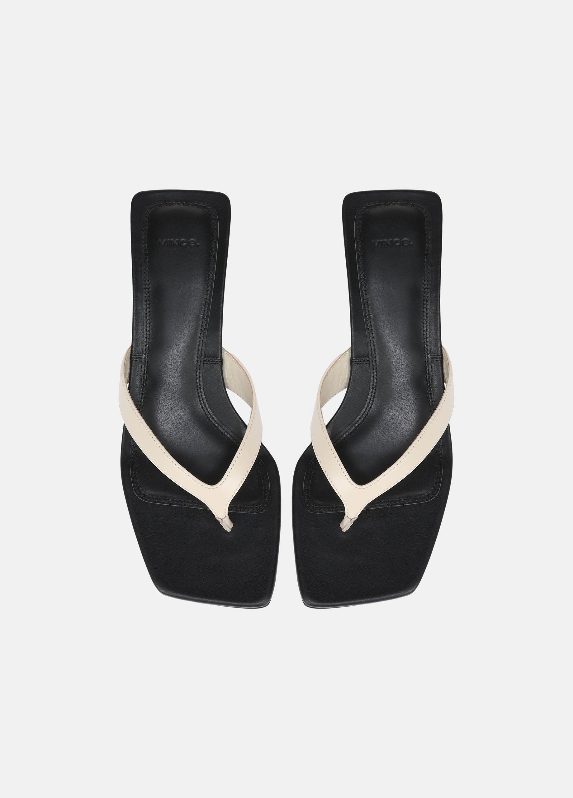 San Juan Leather Heeled Thong Sandal image number 3