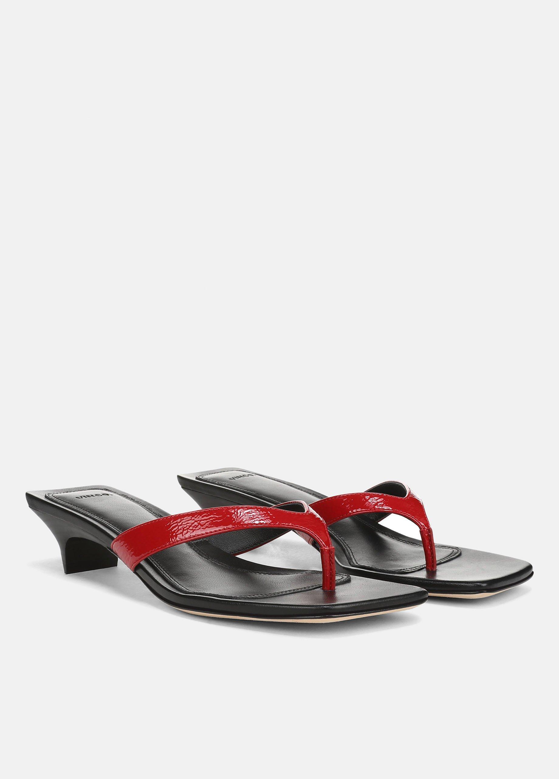 San Juan Patent Leather Heeled Thong Sandal image number 1