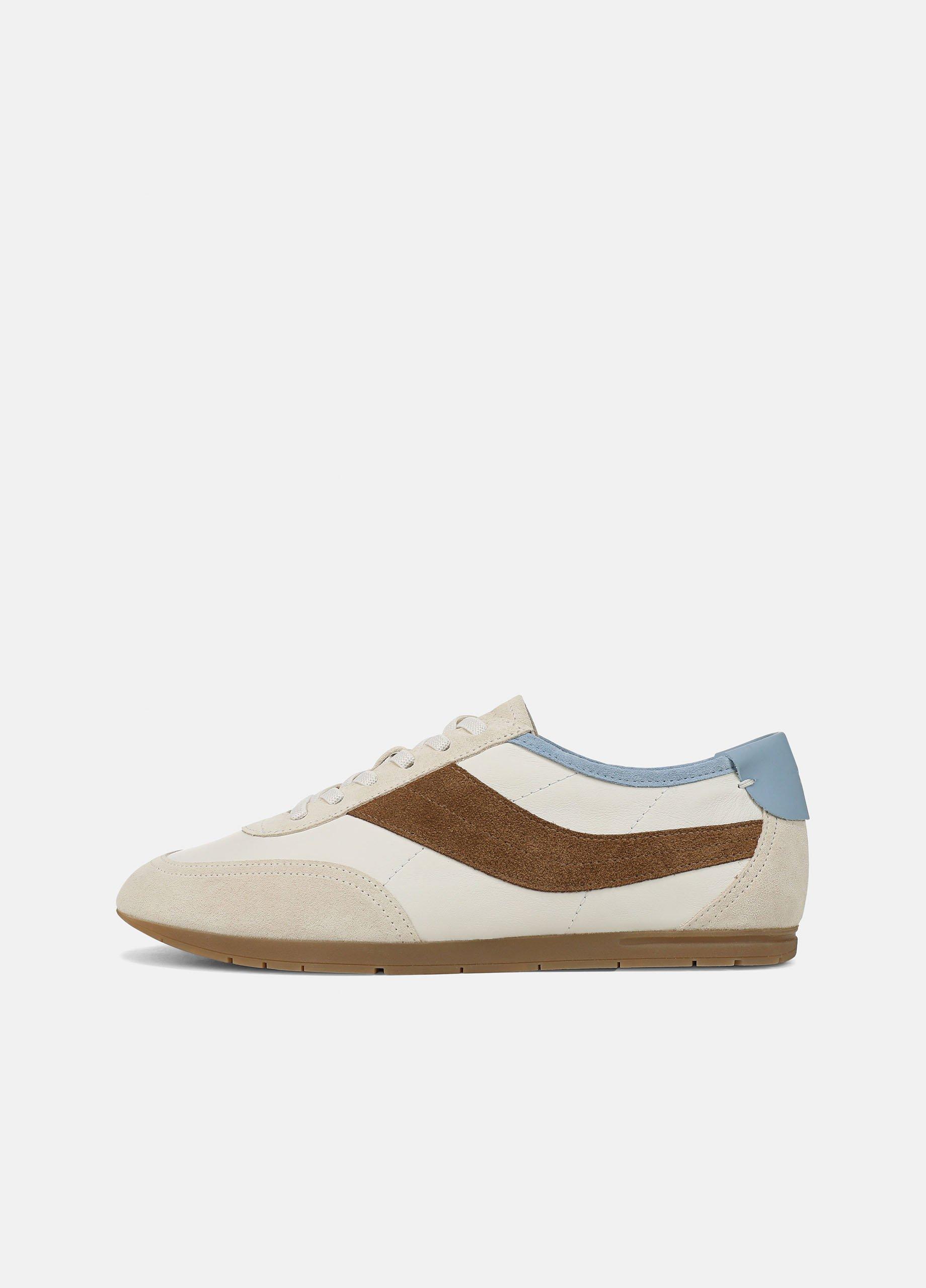 LA Leather & Suede Slip-On Runner Sneaker