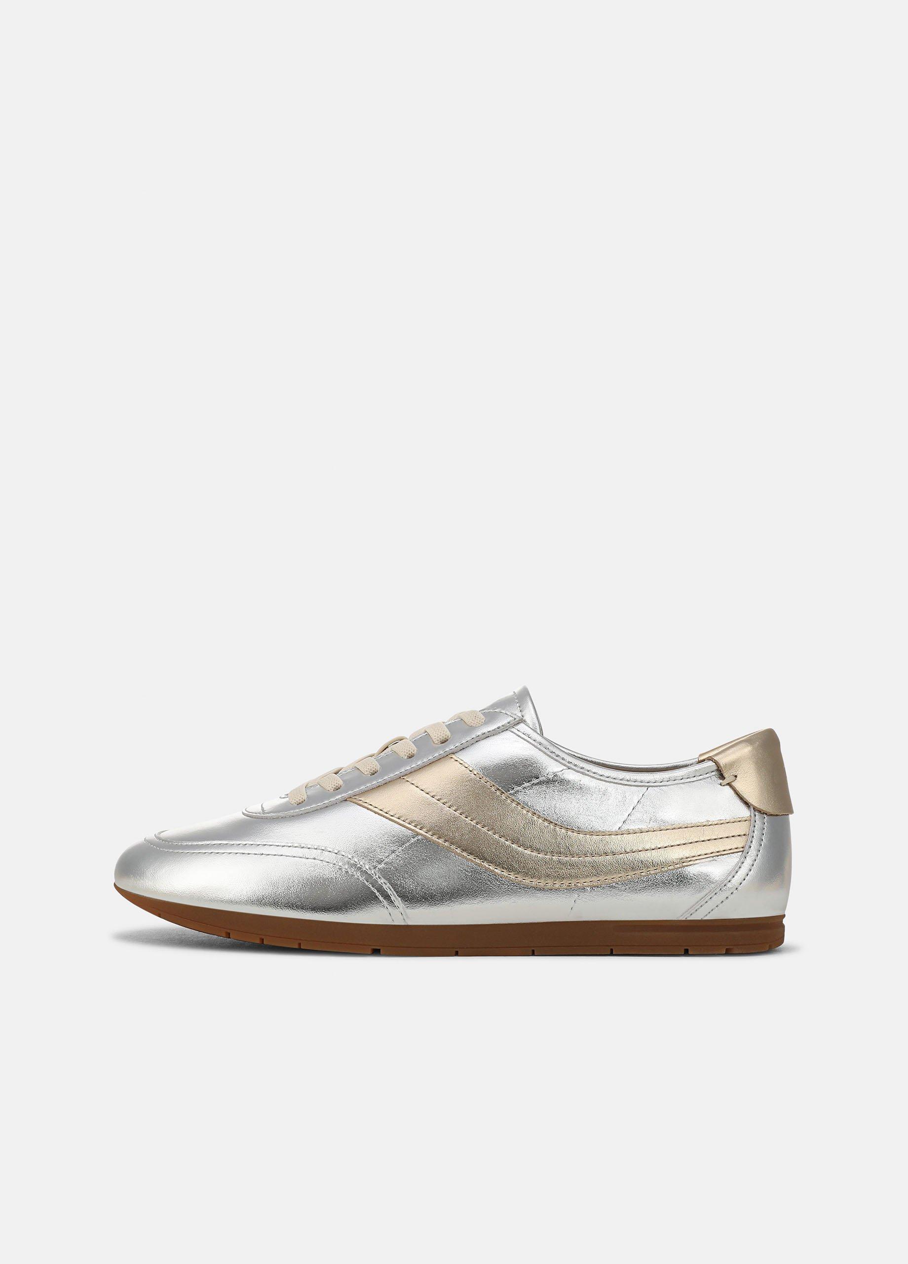 LA Metallic Leather Slip-On Runner Sneaker image number 0