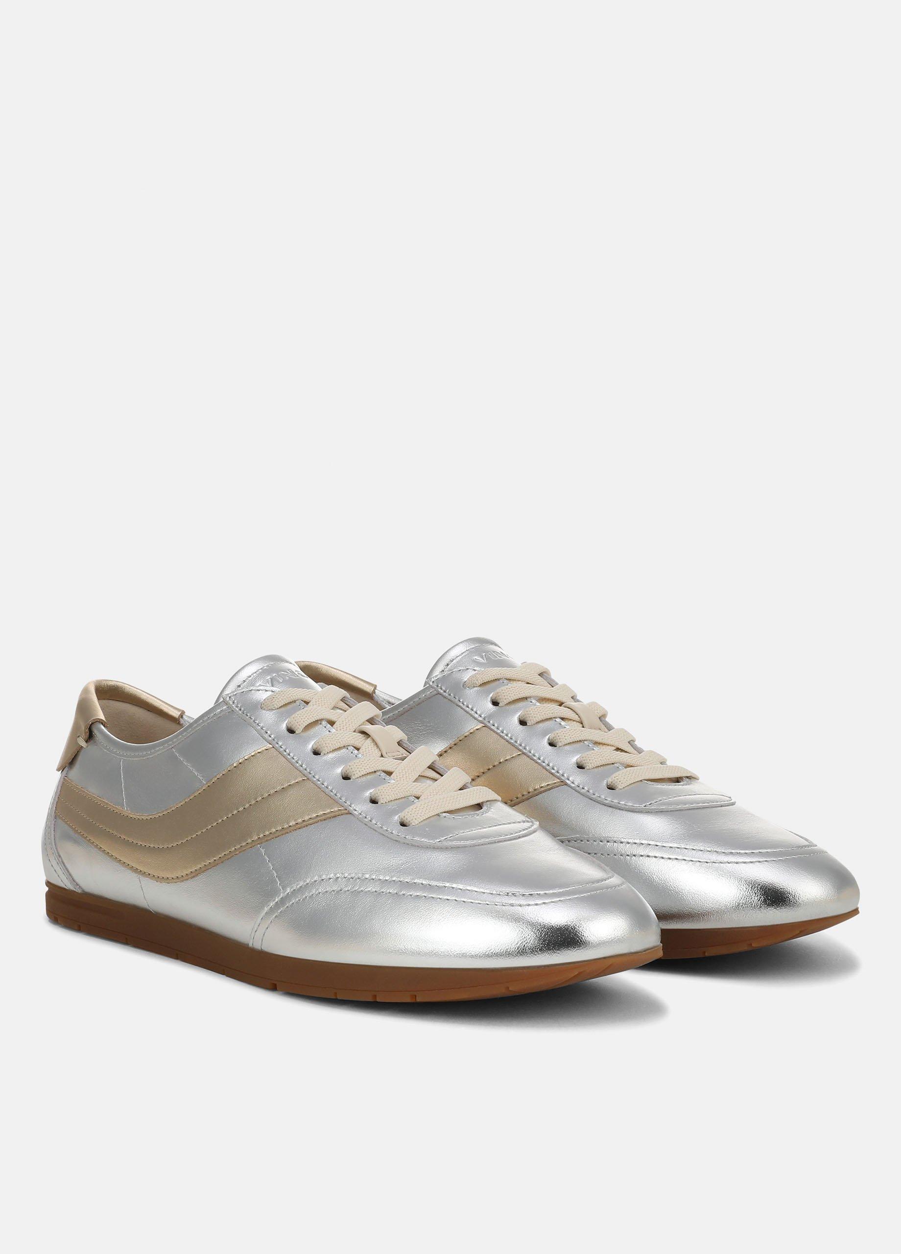 LA Metallic Leather Slip-On Runner Sneaker image number 1