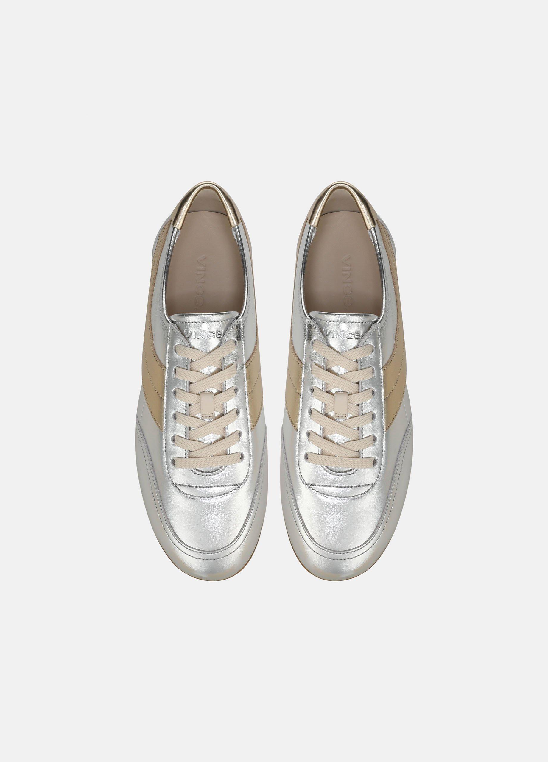 LA Metallic Leather Slip-On Runner Sneaker image number 3