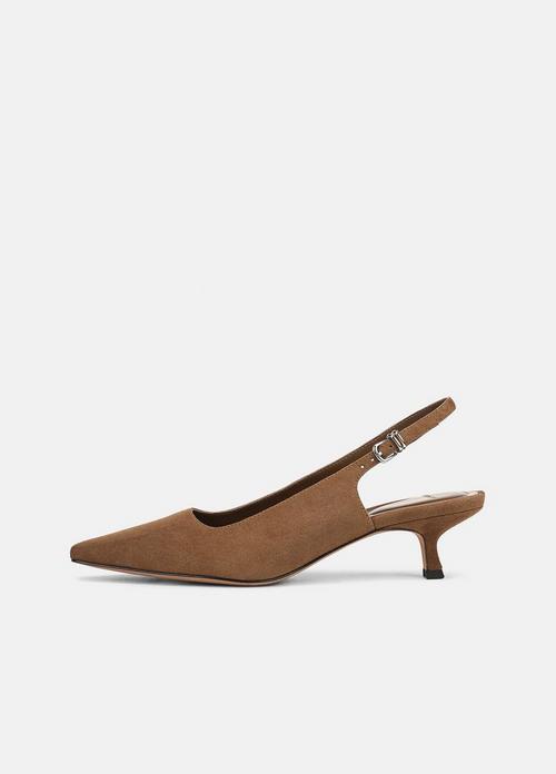 Sabra Suede Slingback Heel