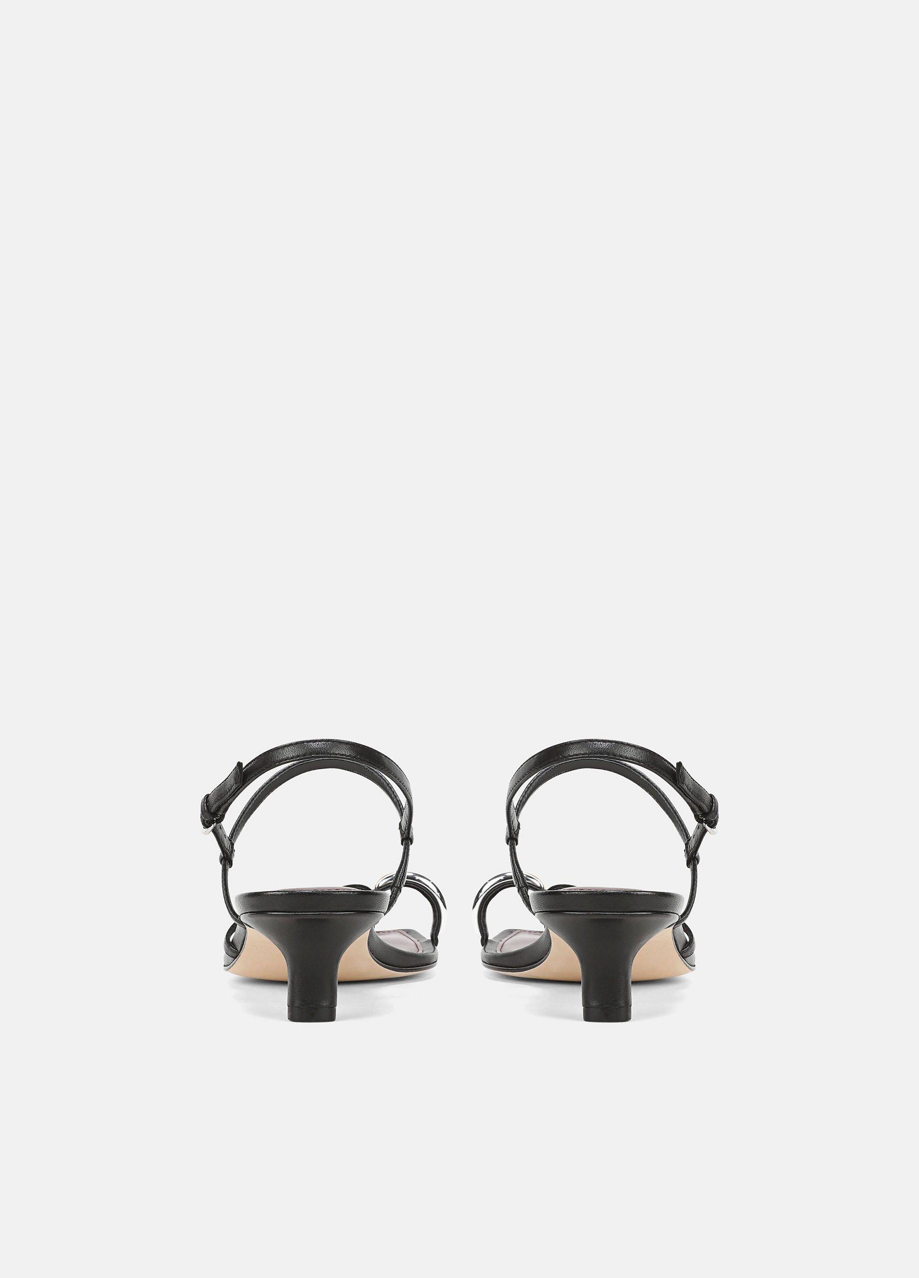 Polli Leather Heeled Toe-Ring Sandal image number 2